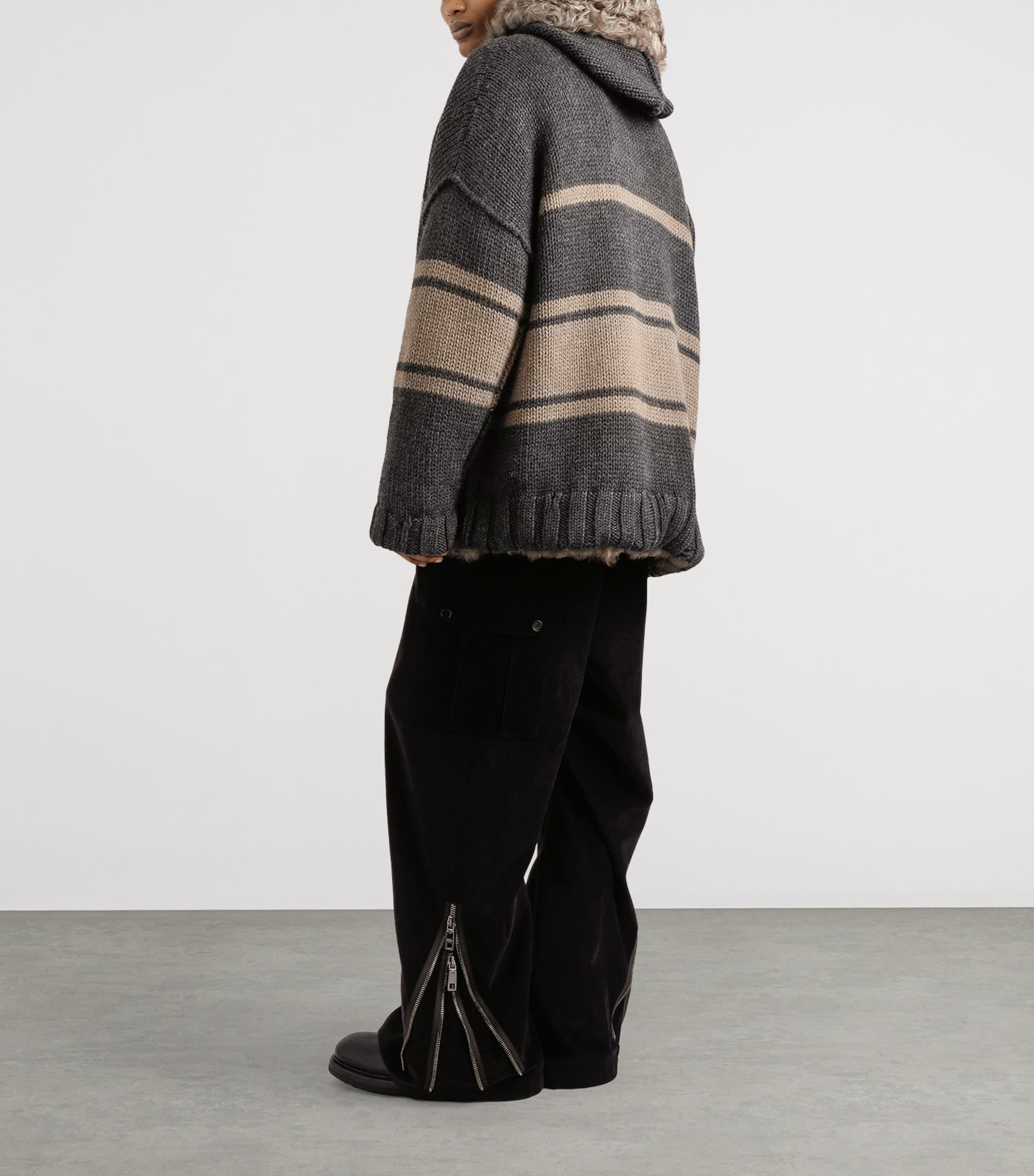 Virgin-Wool Cashmere Sweater M0682 EBONY Image 3