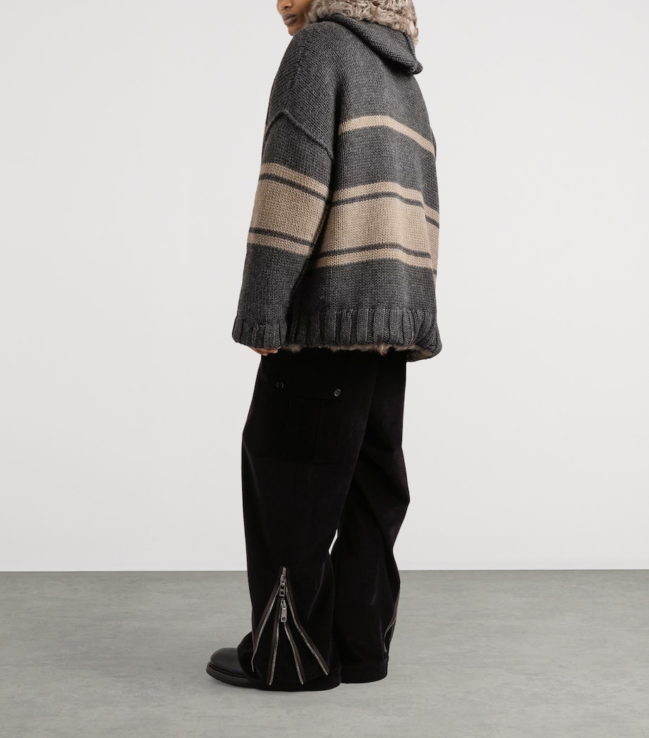 Virgin-Wool Cashmere Sweater M0682 EBONY Image 3