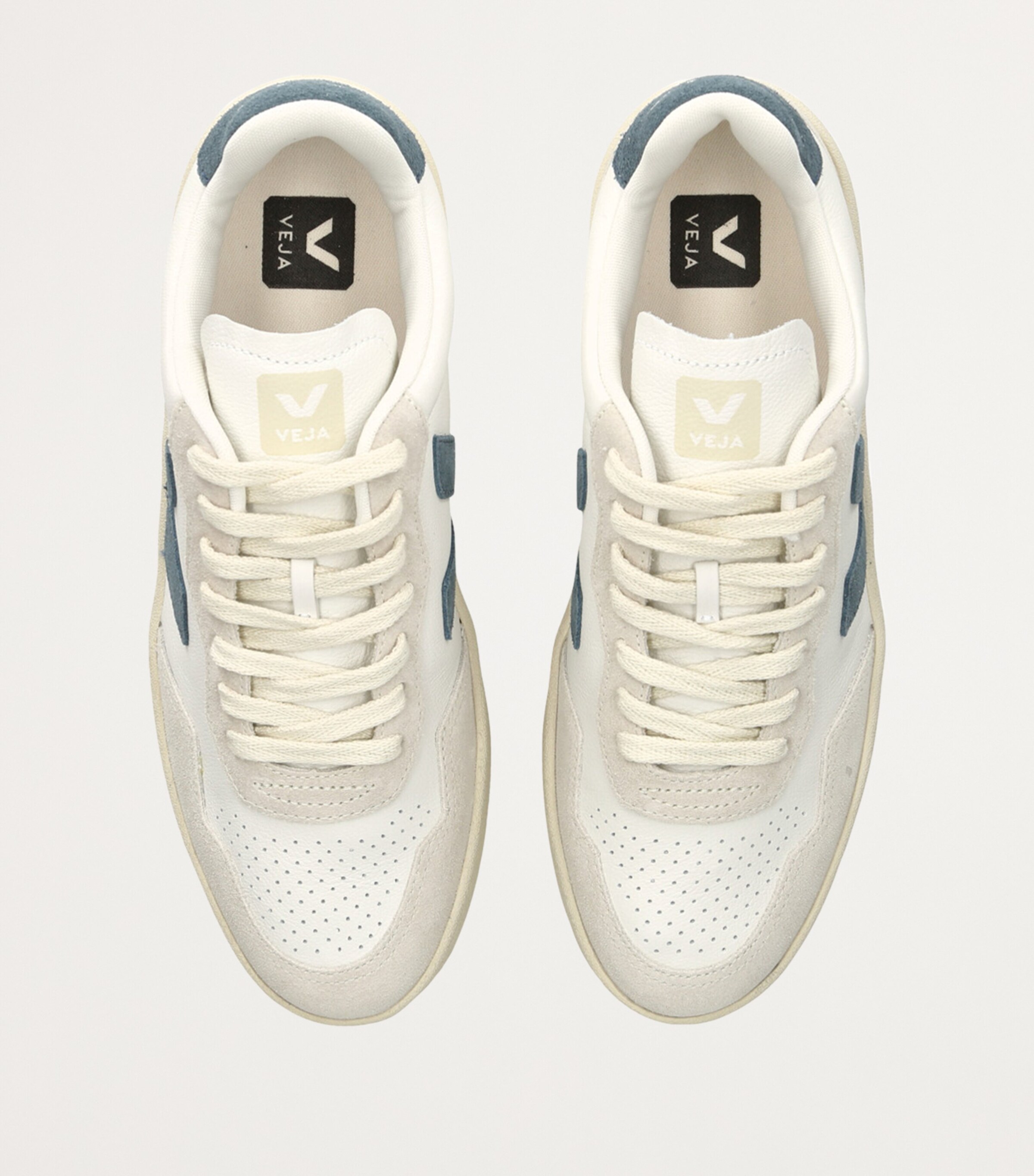 Leather V-90 Sneakers BLUE/PAL.C Image 4