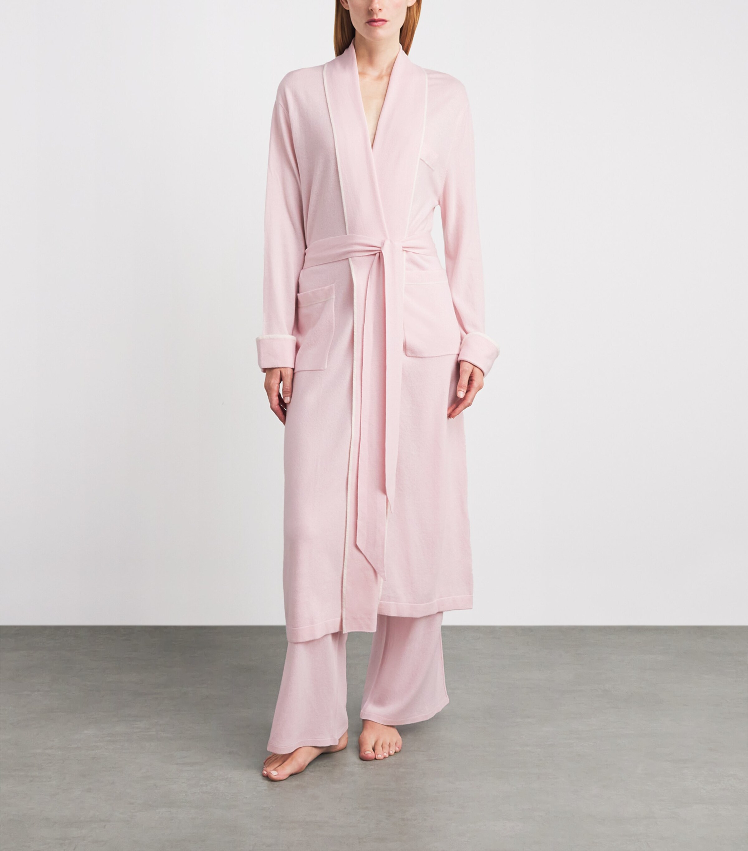 arch 4 Womens Kid Cashmere Whitehall Place Robe English Rose Image 3