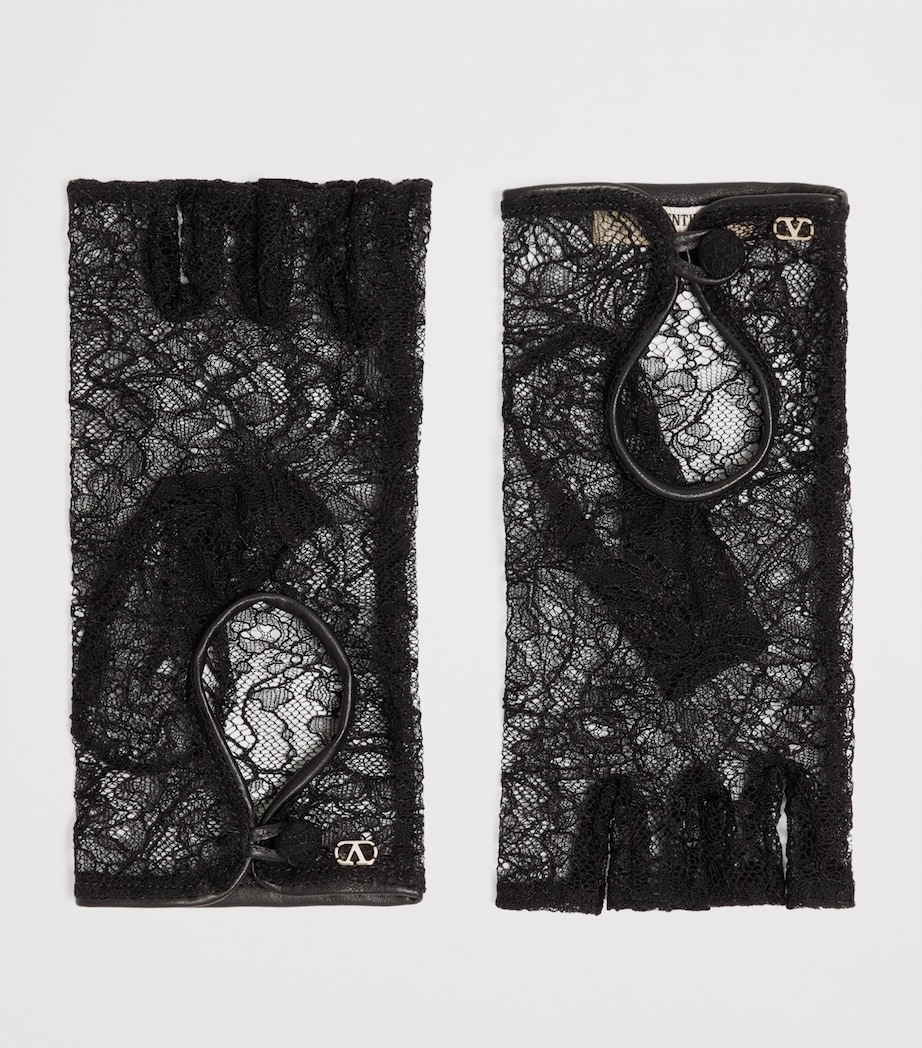 Lace Fingerless Gloves YZY Image 2