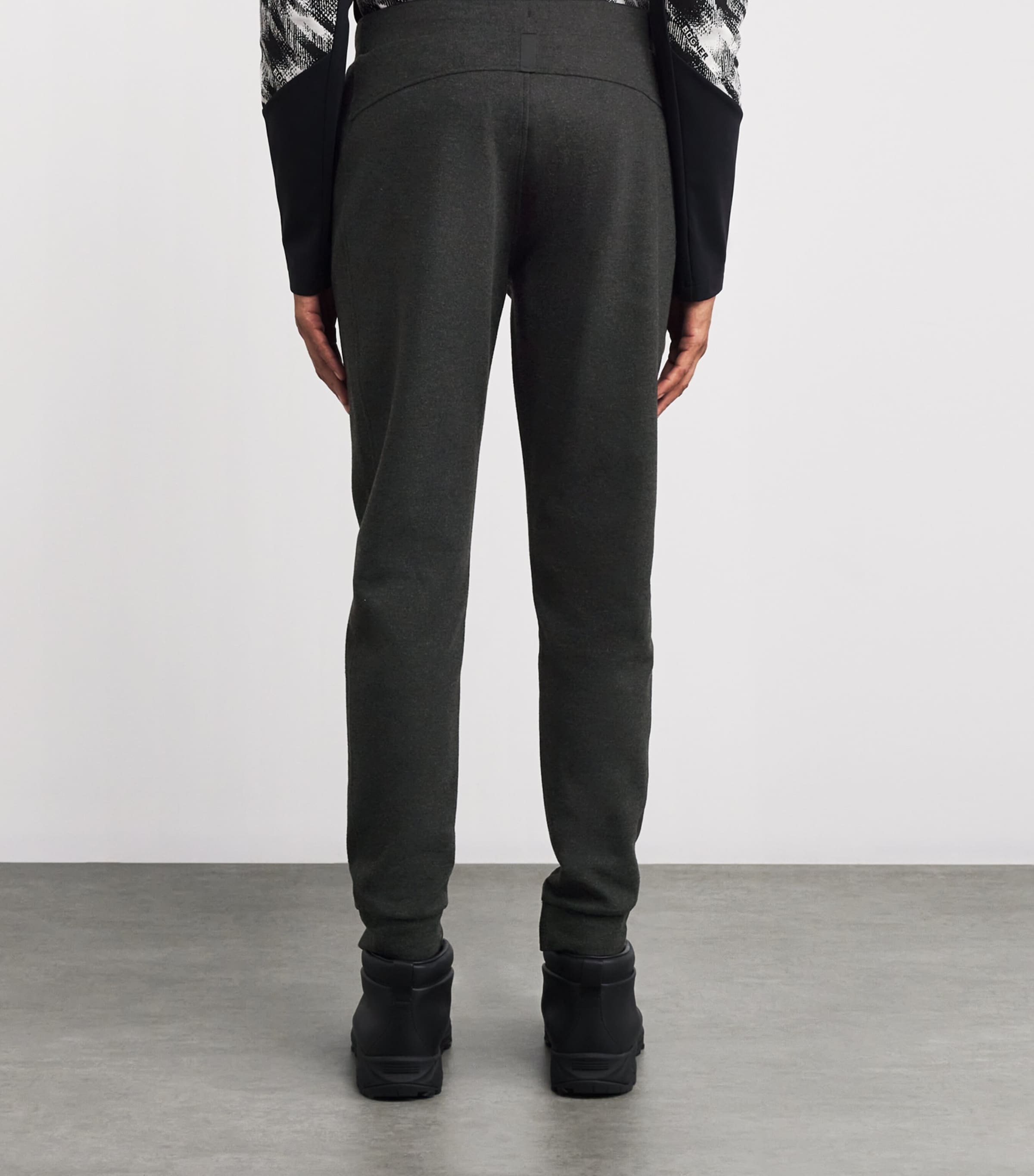 Flannel Bono Sweatpants 021-ANTHRA MELANGE Image 4