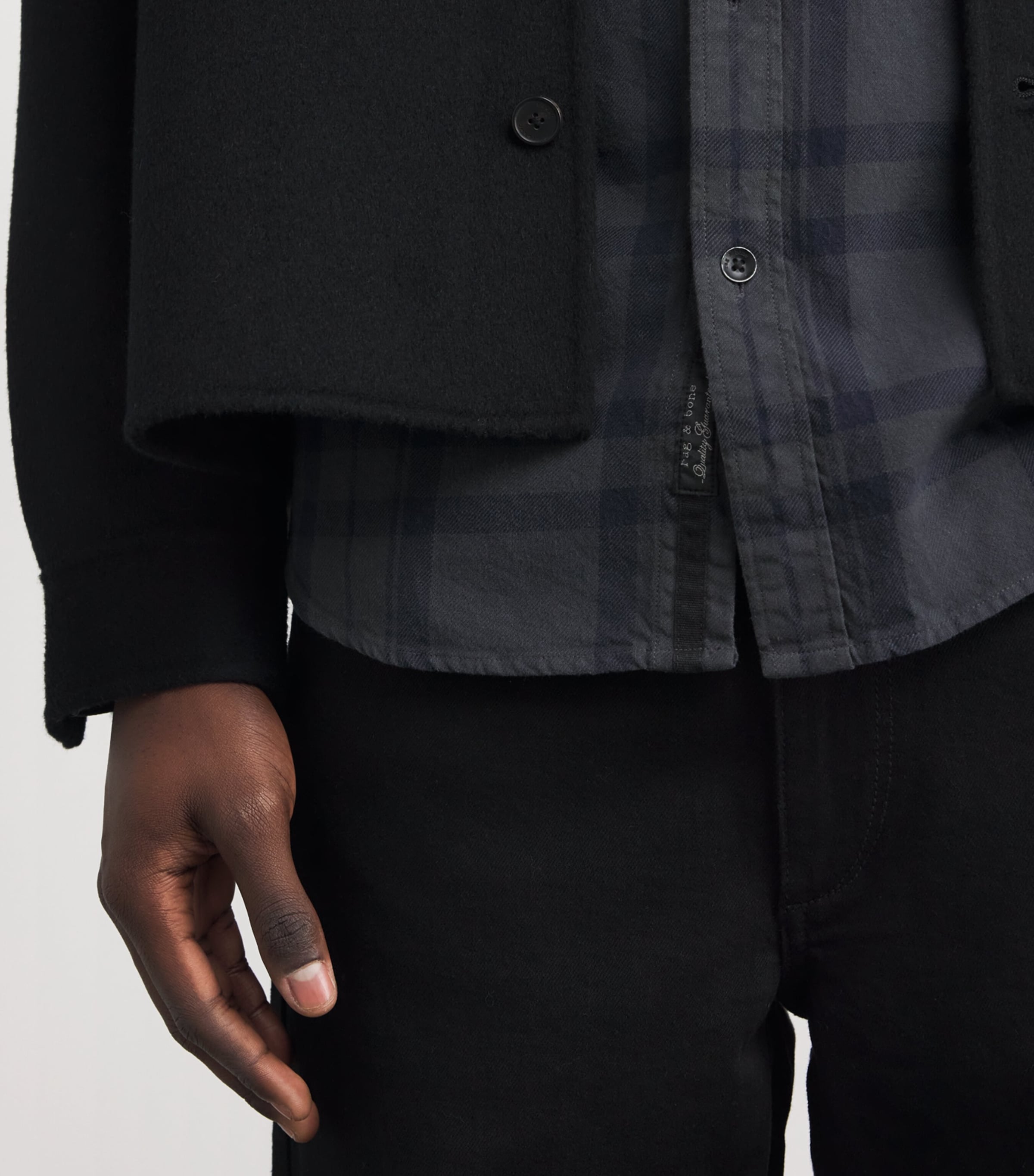 Cotton Check Shirt OMBRE Image 6