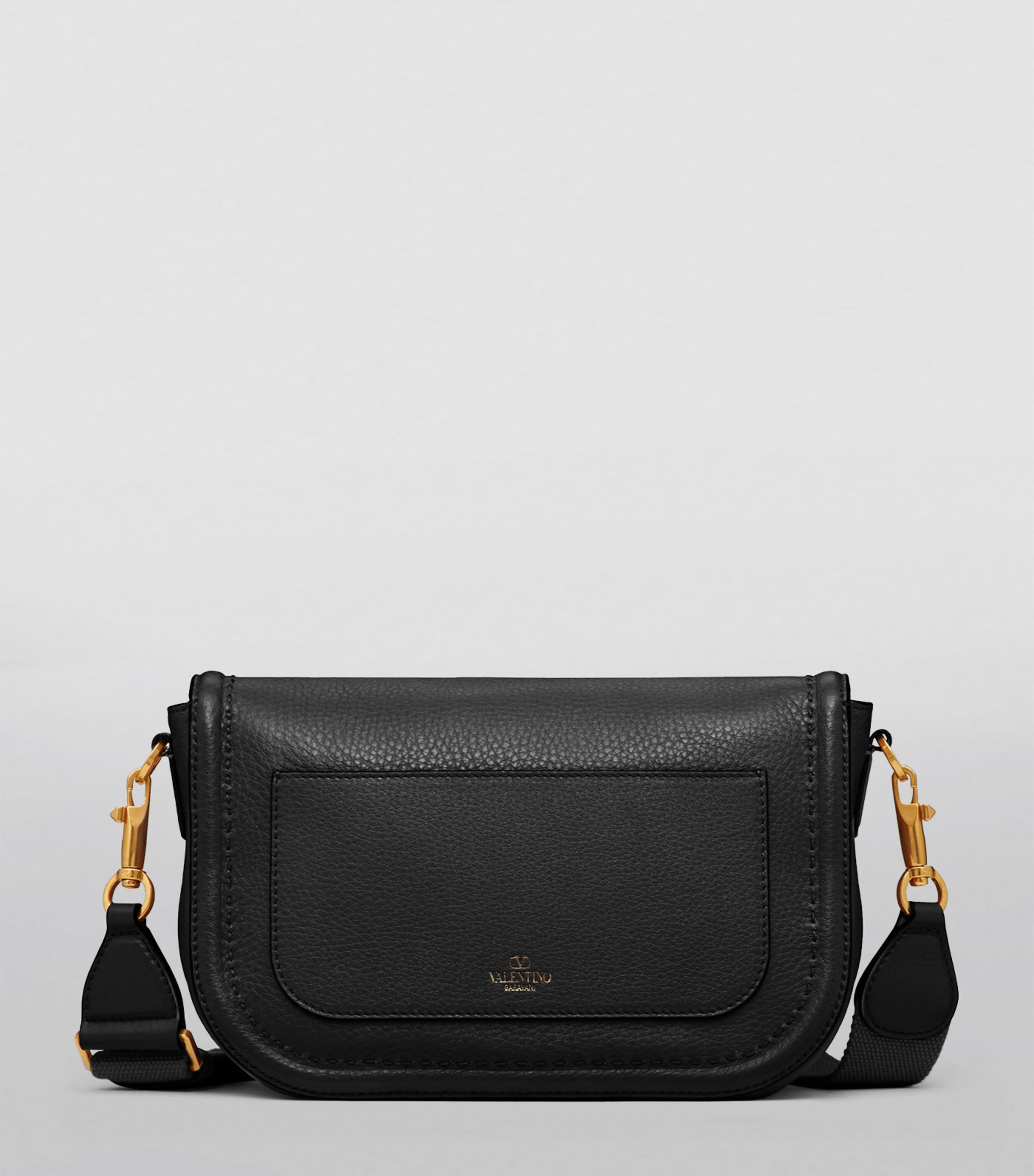Valentino Garavani Leather Alltime Shoulder Bag Image 3