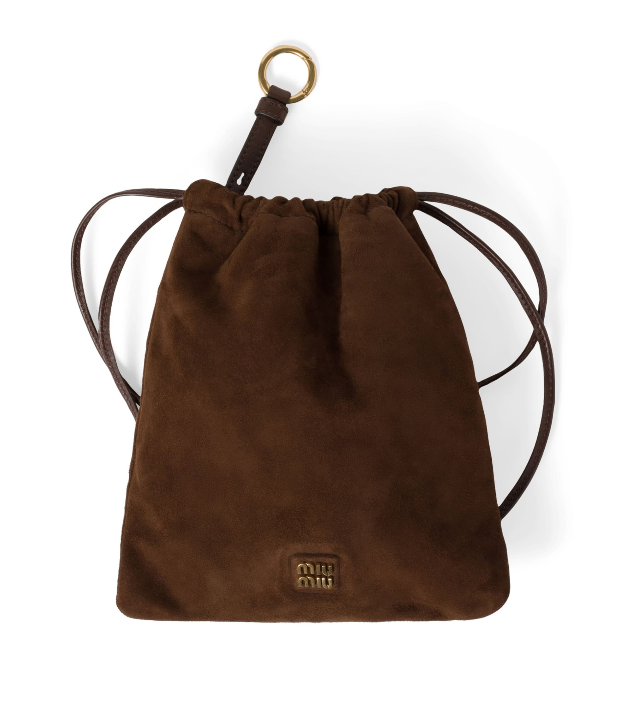 Suede Drawstring Pouch F0324 Image 1