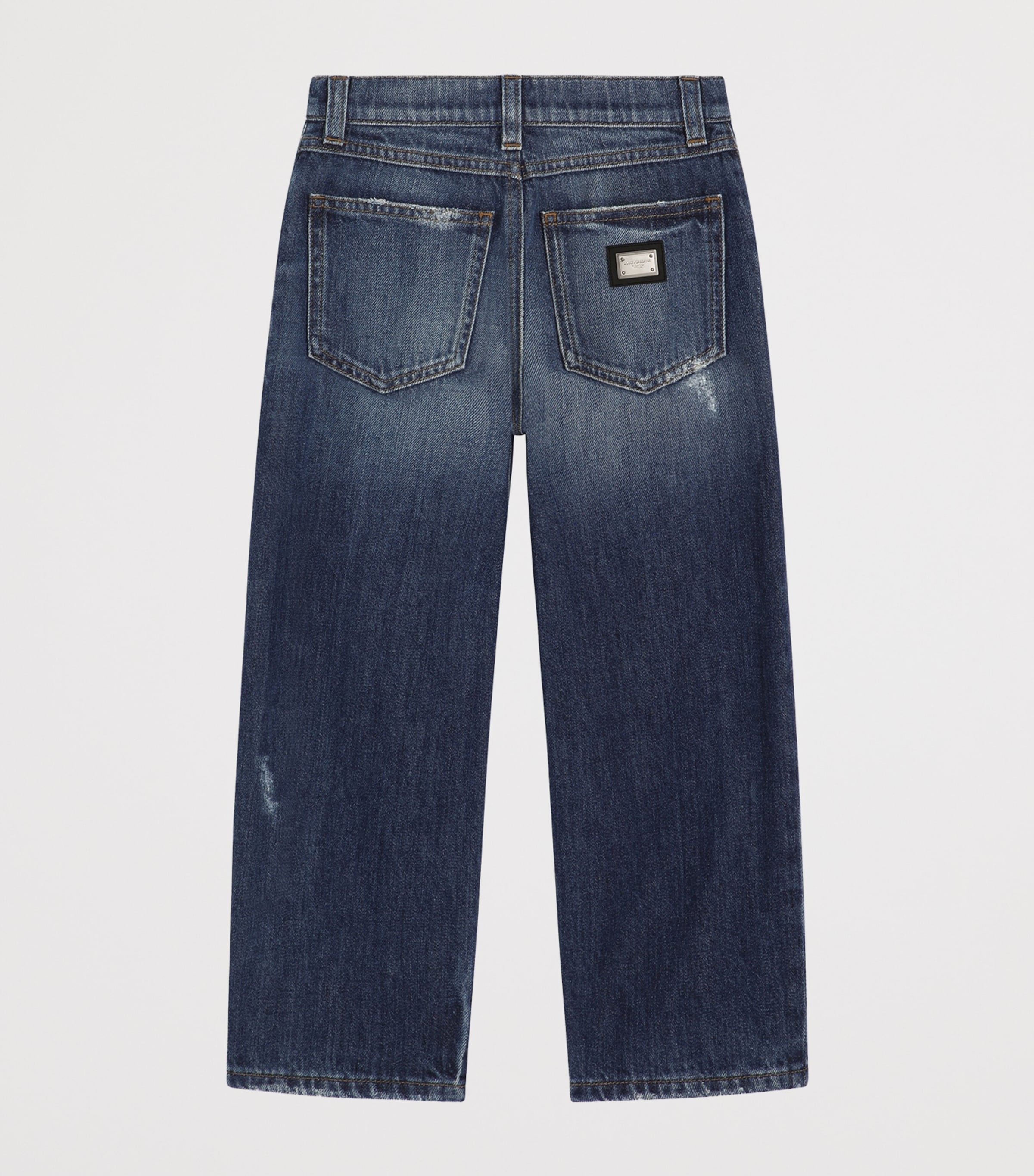 Dolce&Gabbana Kids Distressed Straight Jeans (8-14 Years) Combined Colou Image 2
