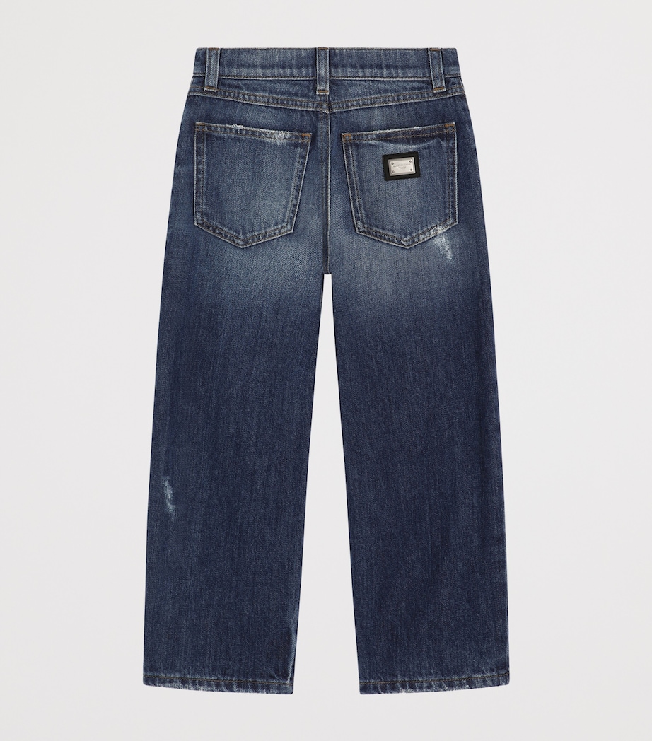 Dolce&Gabbana Kids Distressed Straight Jeans (8-14 Years) Combined Colou Image 2
