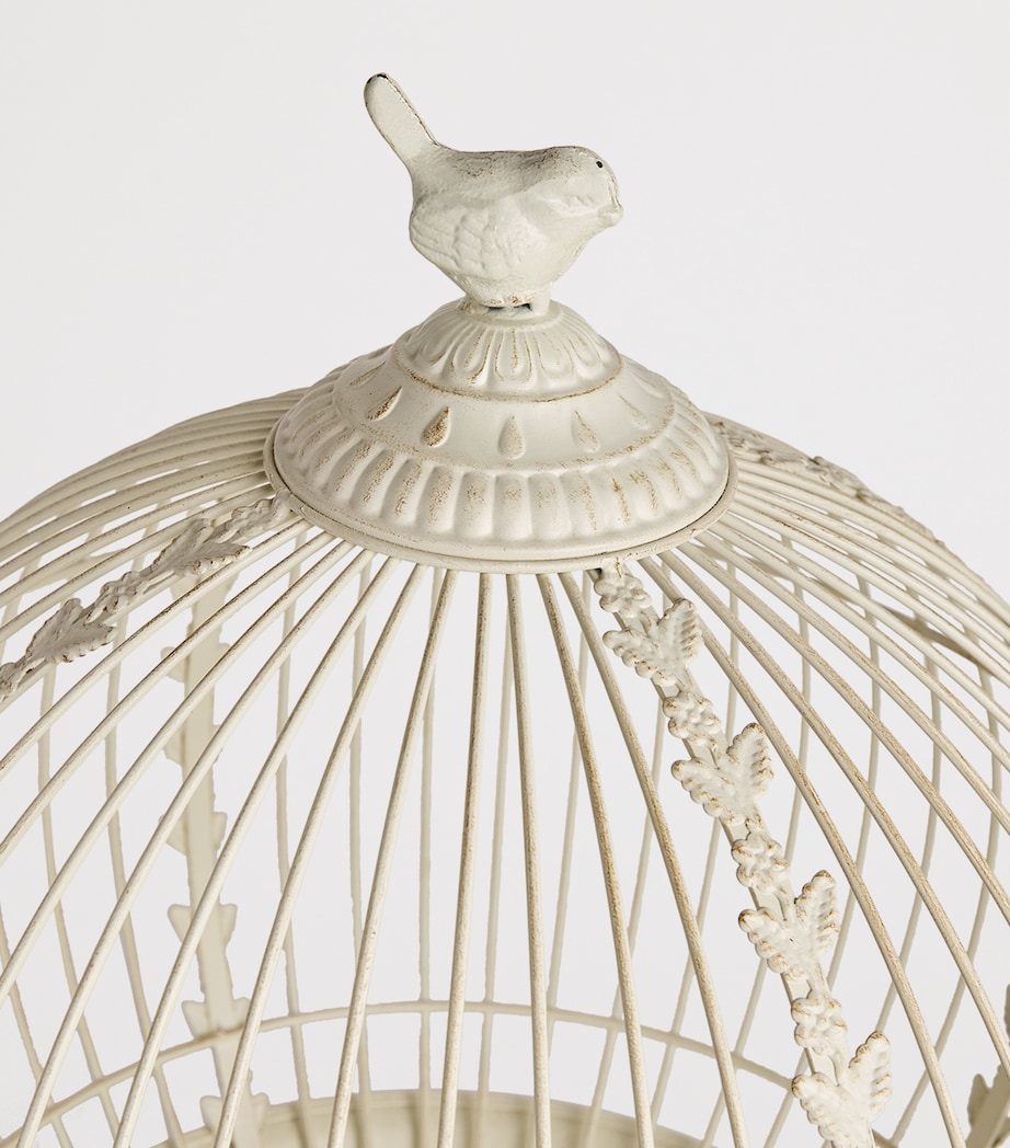 Beaded Velvet Bauble WHITE Image 4