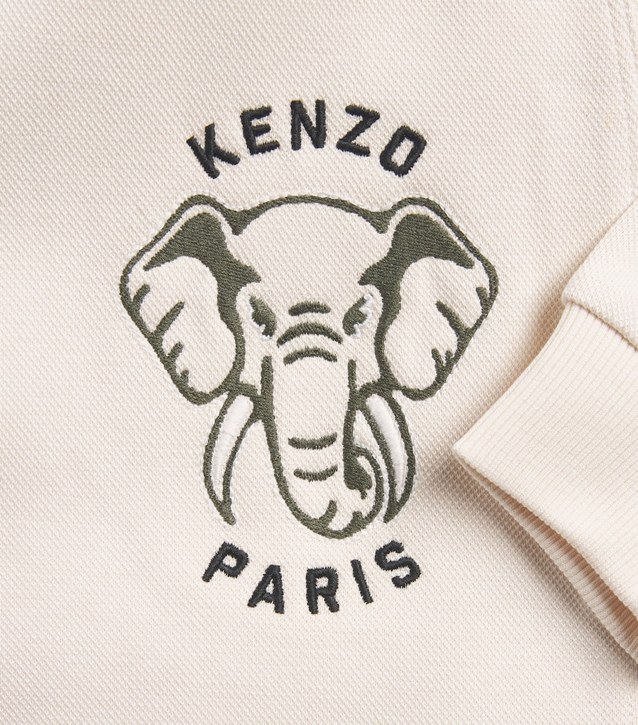Kenzo Kids Logo Sweatshirt and Sweatpants (2-14 Years) Sand Image 3