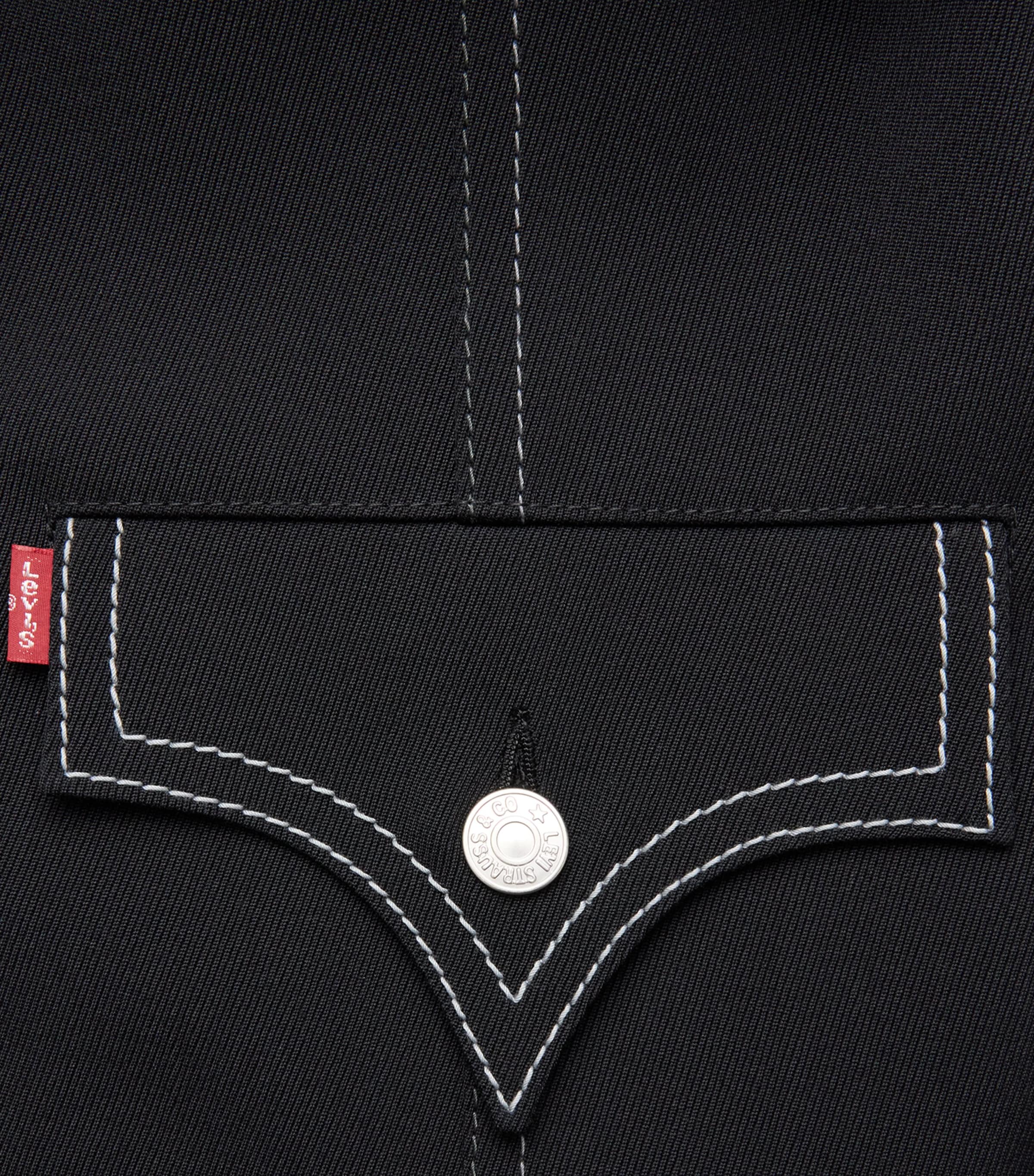 Junya Watanabe MAN Mens x Levi’s Wool Jacket Black X Black Image 6