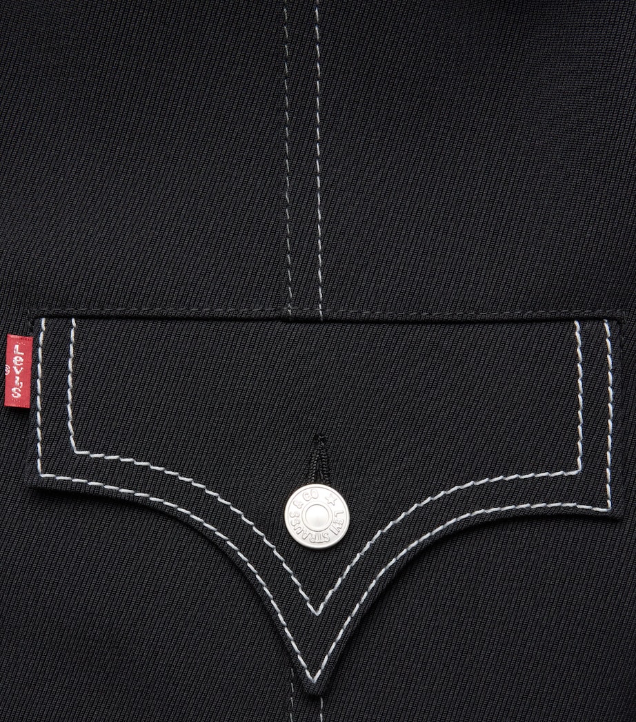 Junya Watanabe MAN Mens x Levi’s Wool Jacket Black X Black Image 6