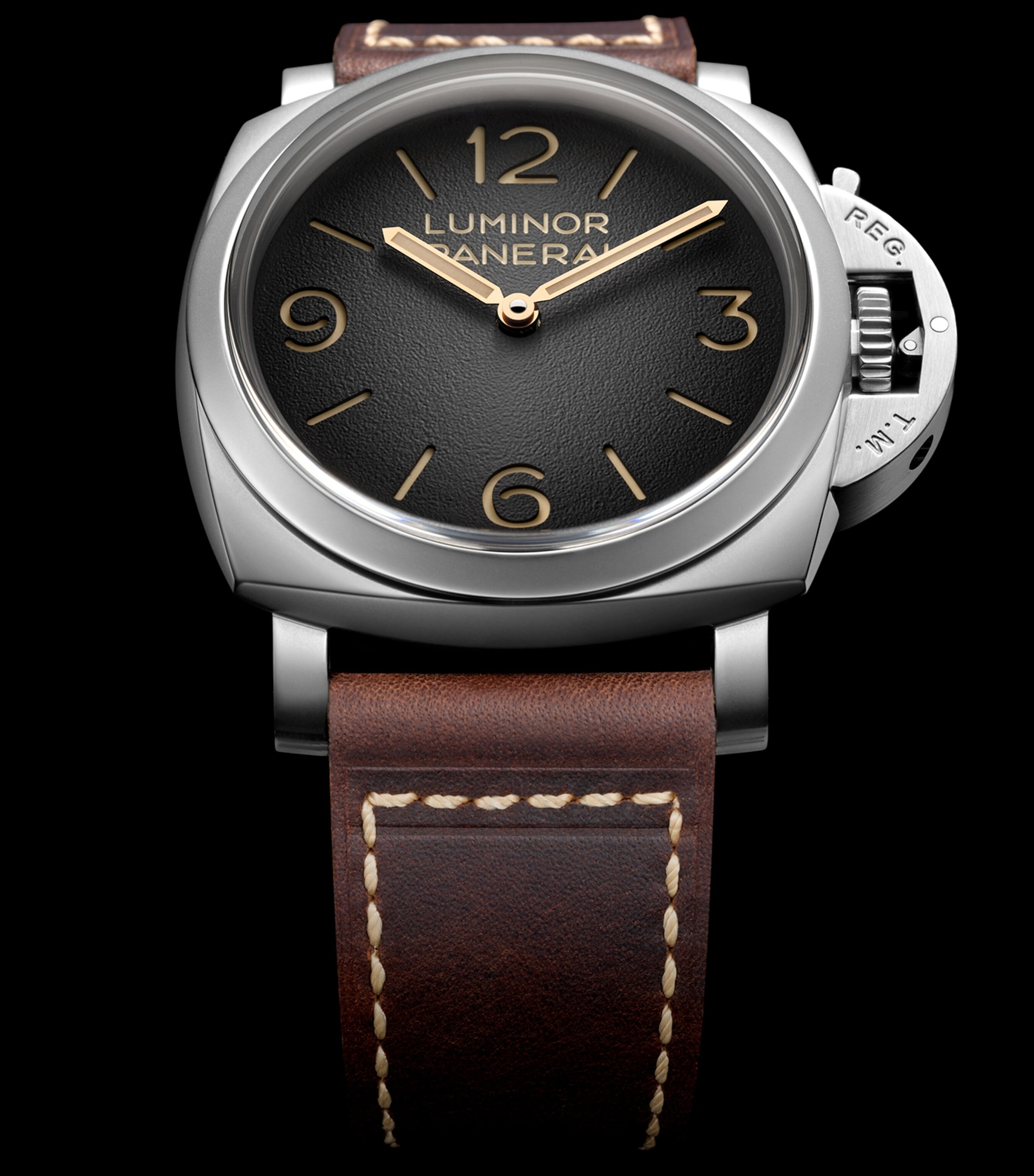 Stainless Steel Luminor Tre Giorni Watch 47mm GREY Image 4