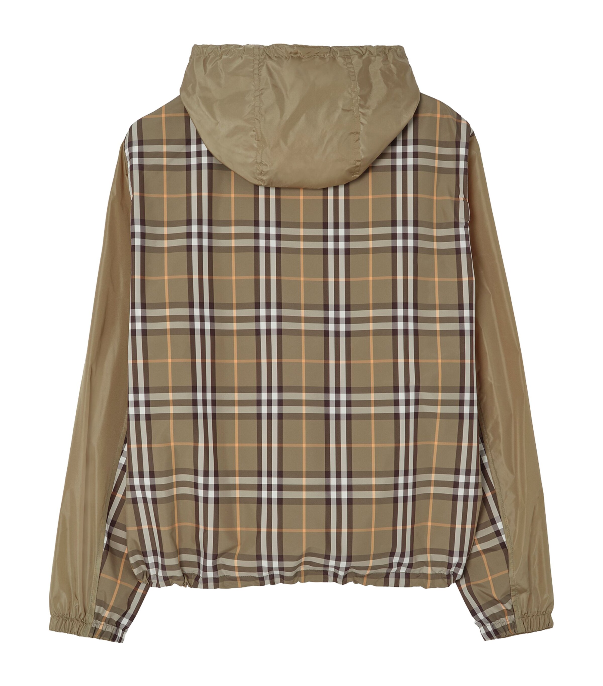 Burberry Mens Check-Trim Newport Jacket Finch Brown Image 5