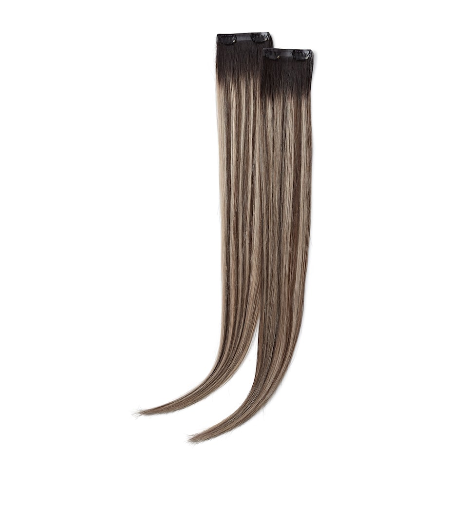 Beauty Works x Huda BARELY THERE Mix & Match Minis Clip-In Hair Extensions (18") DESERT DUNE Image 1