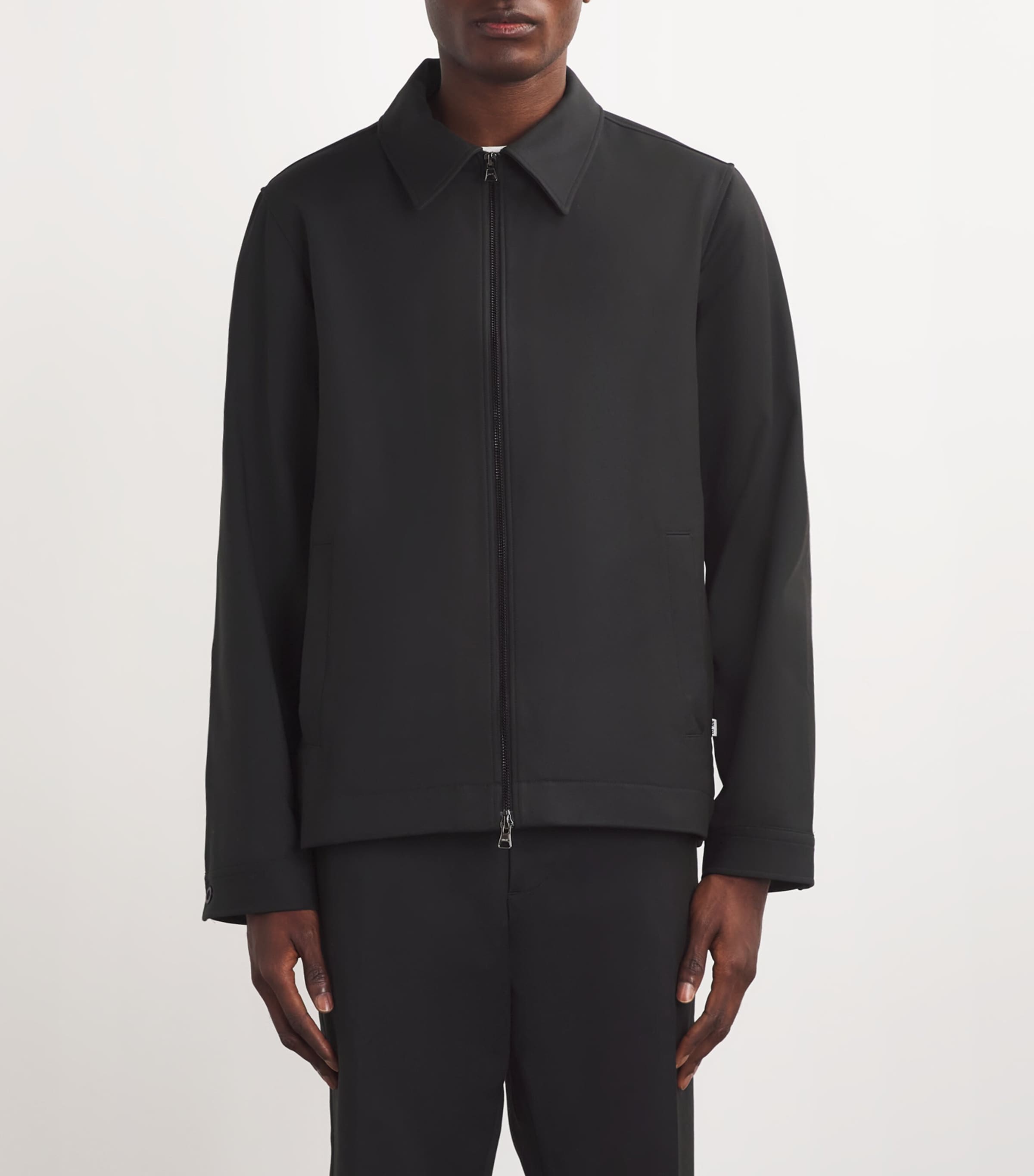 Organic Cotton-Blend Work Jacket BLACK 999 Image 3