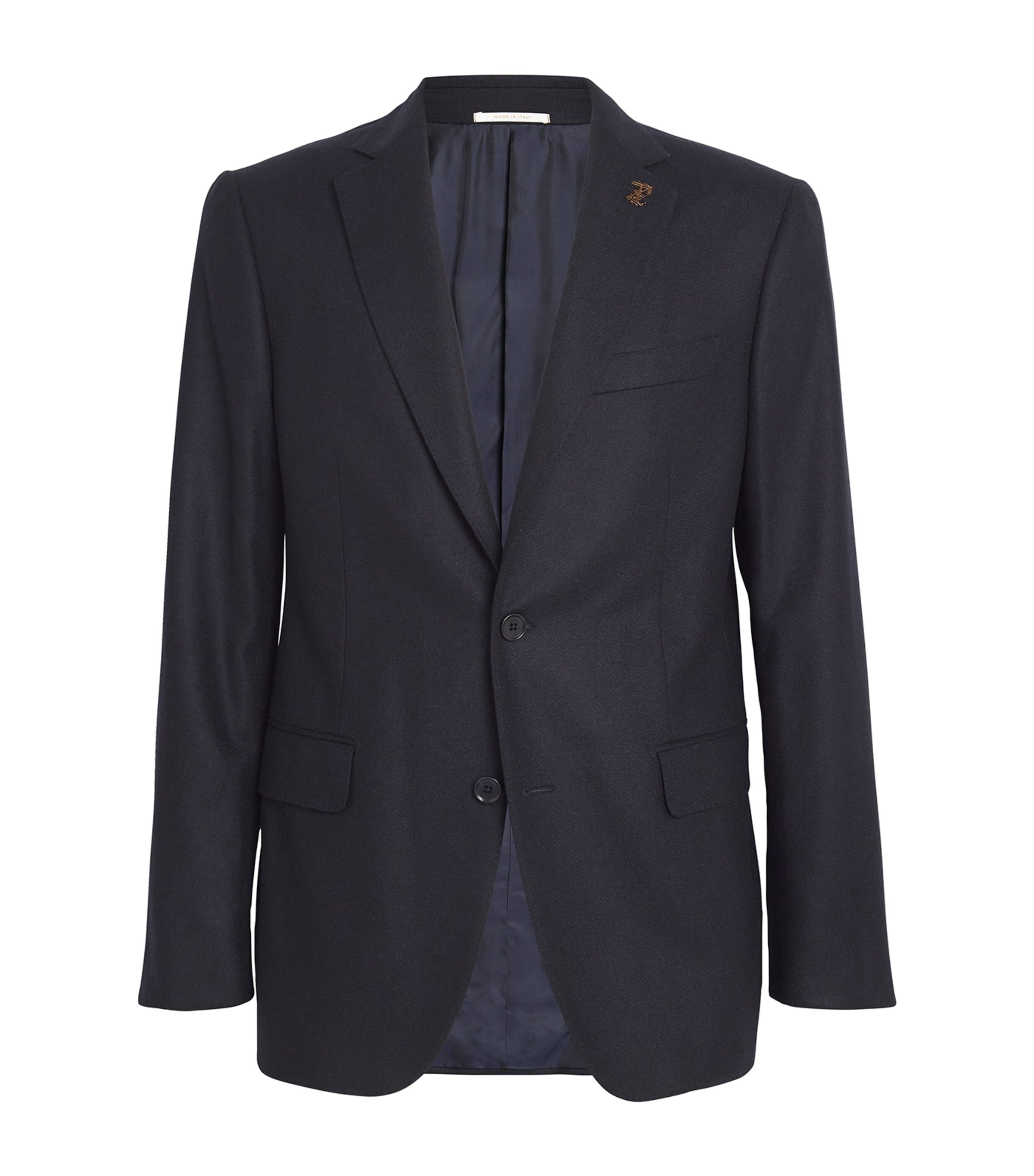 Pal Zileri Cashmere Single-breasted Blazer In Navy