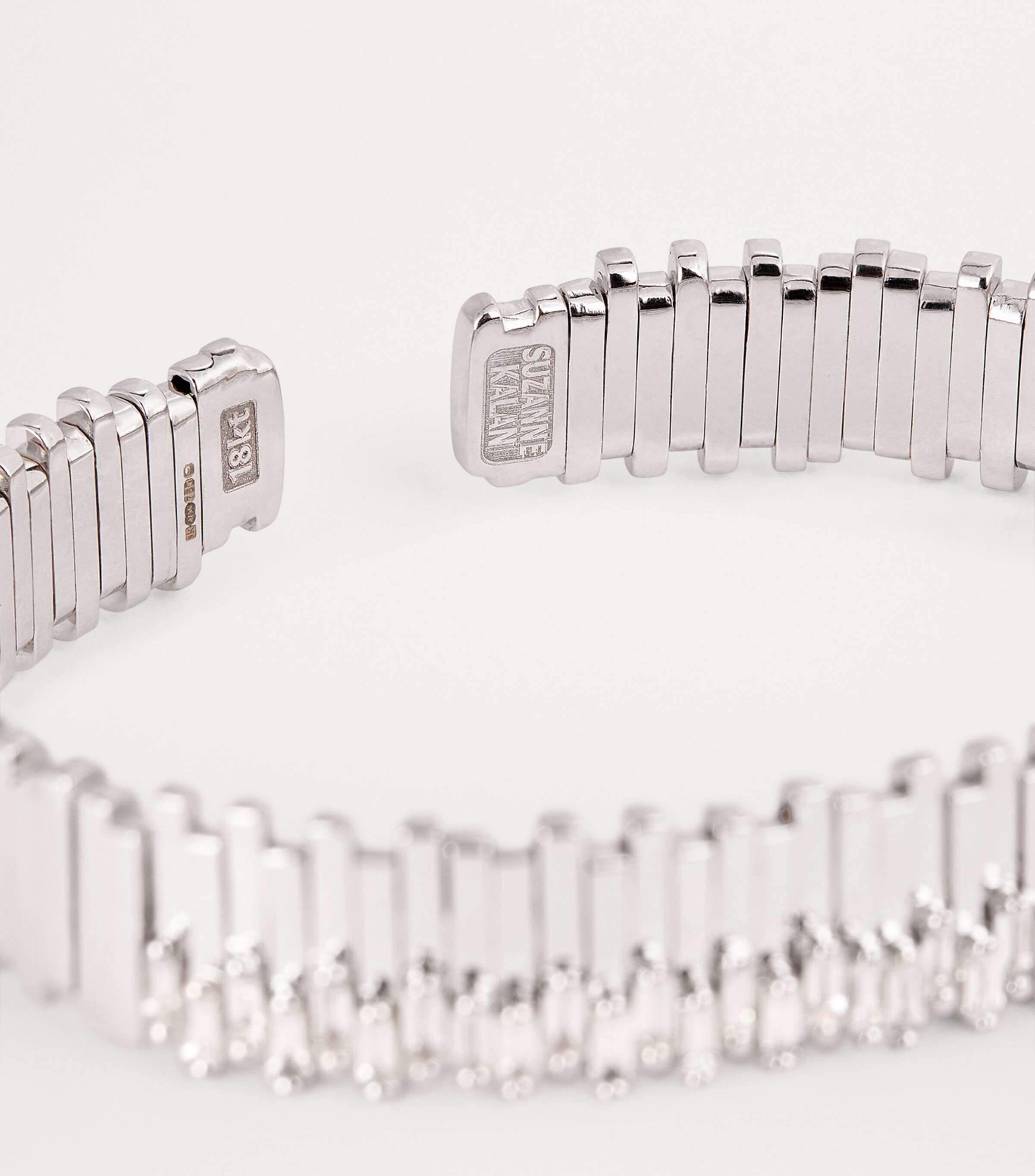 White Gold and Diamond Golden Age Bangle 18K WG/WD Image 4