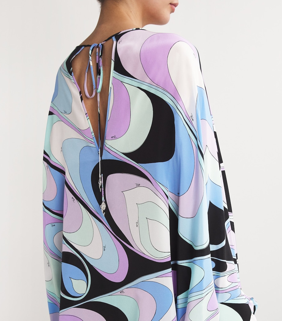 PUCCI Purple Silk Printed Mini Dress | Harrods FR PUCCI Purple Silk Printed Mini Dress | Harrods FR