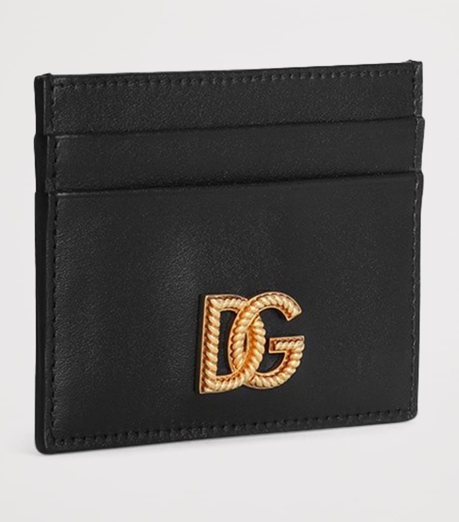Calfskin Logo Card Holder 80999-BLACK Image 2