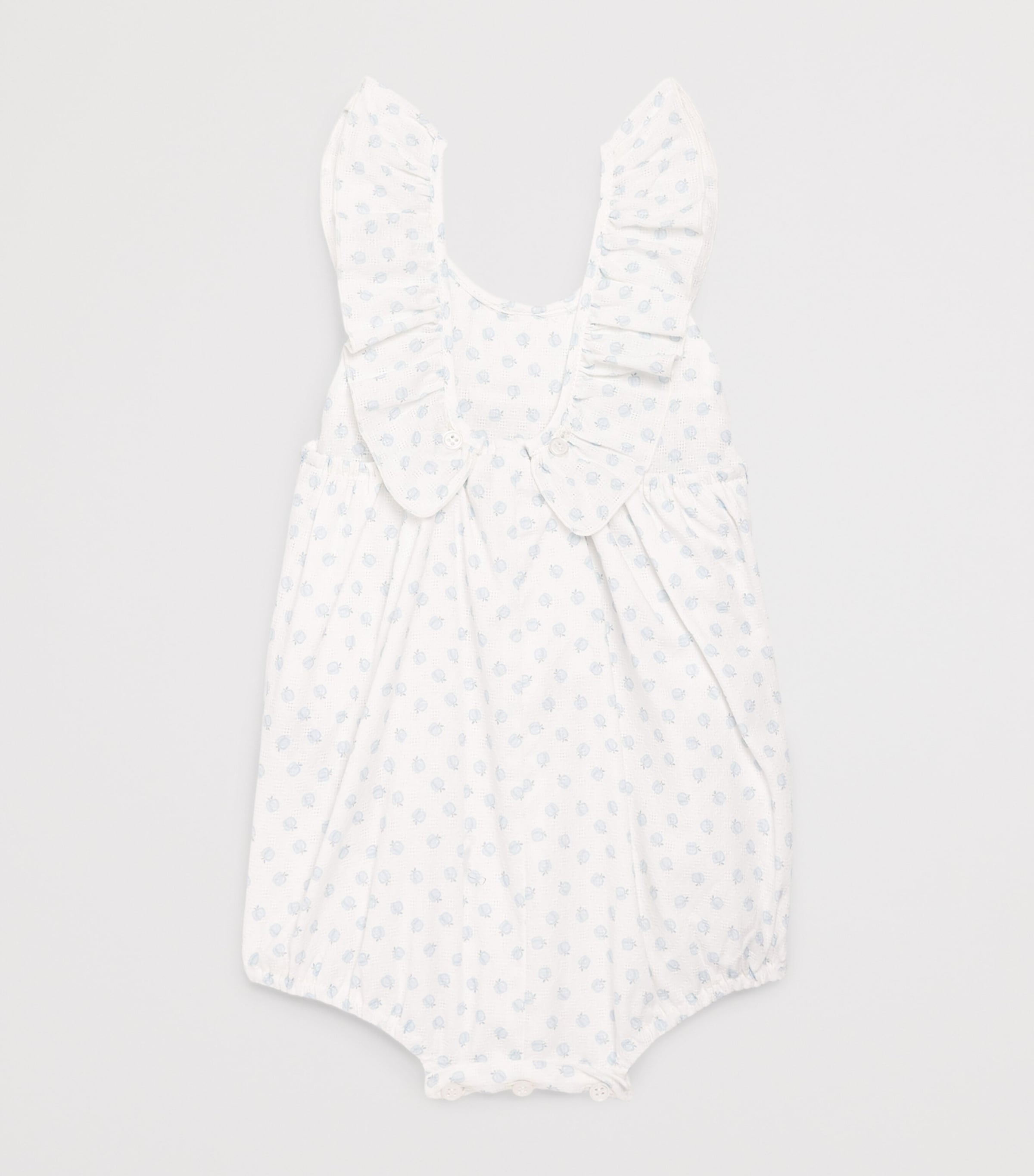 Cotton Eden Bodysuit (1-24 Months) 092 T2076 BRZE BLU Image 2