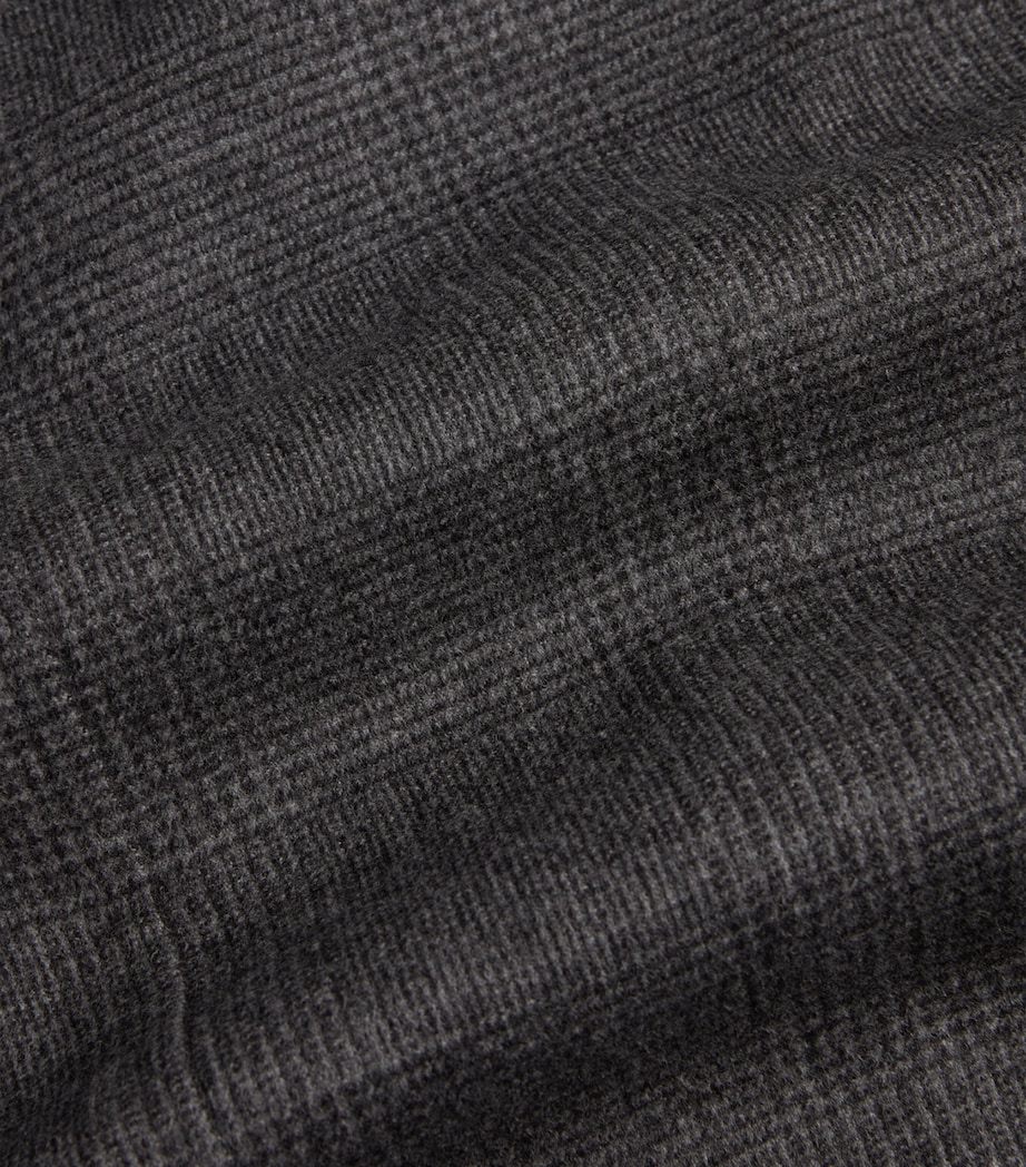 Wool Reversible Double-Faced Driving Jacket 013CHARCOAL MELANGE Image 8