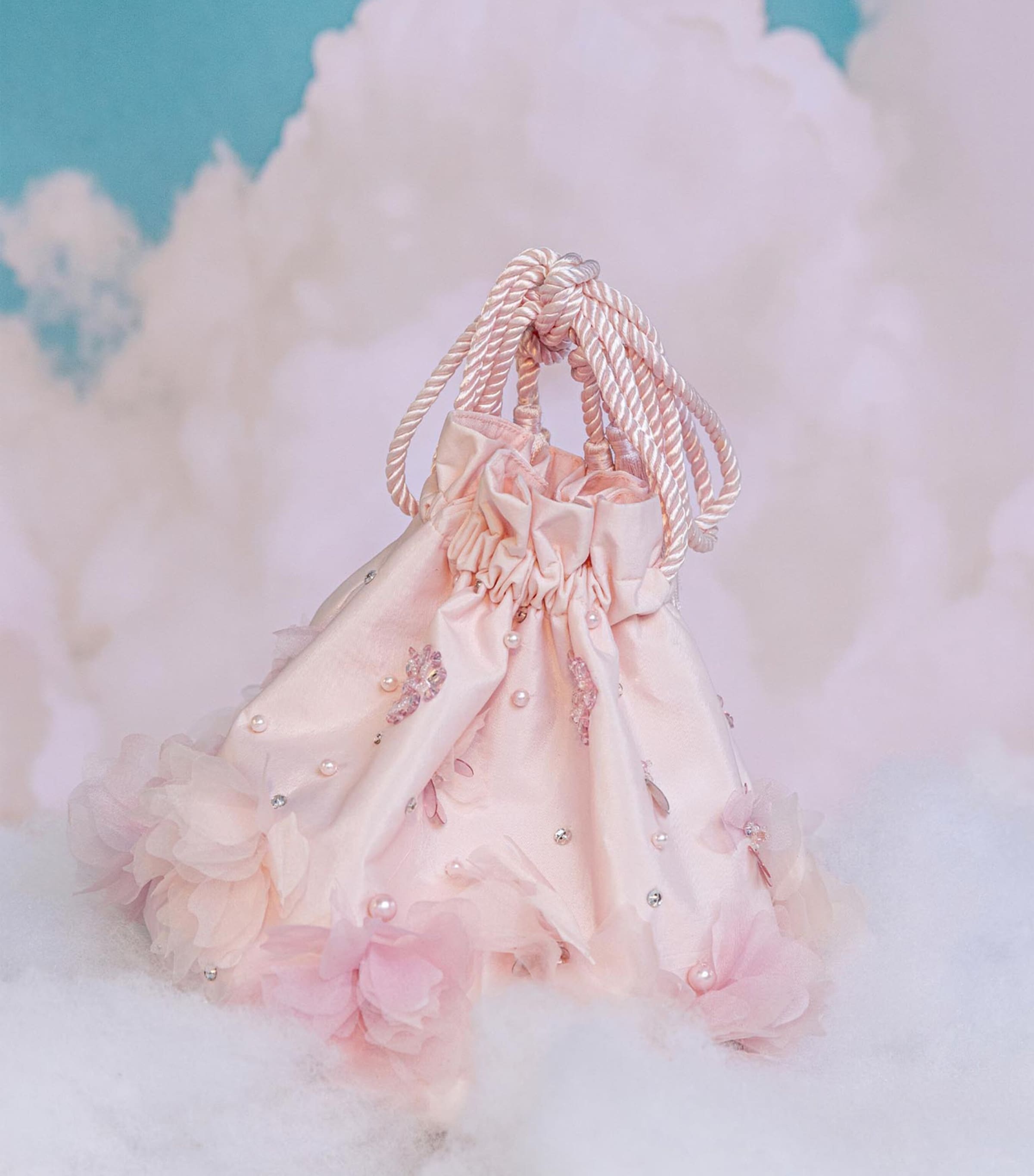 Embellished Zahra Bag PINK CLOUD Image 4