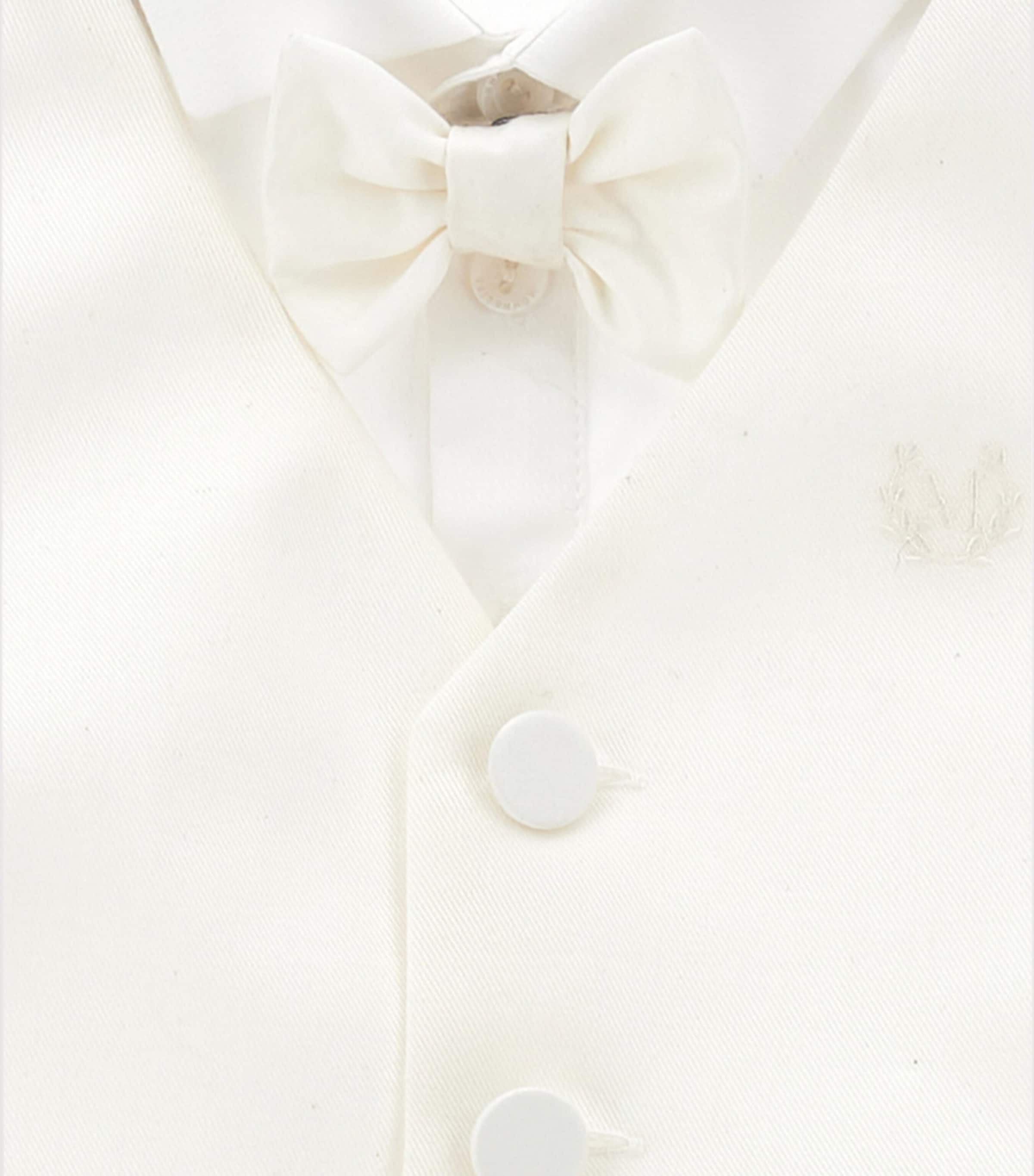 Shirt, Trousers and Bow Tie Set (6-24 Months) ECRU + PANNA Image 4