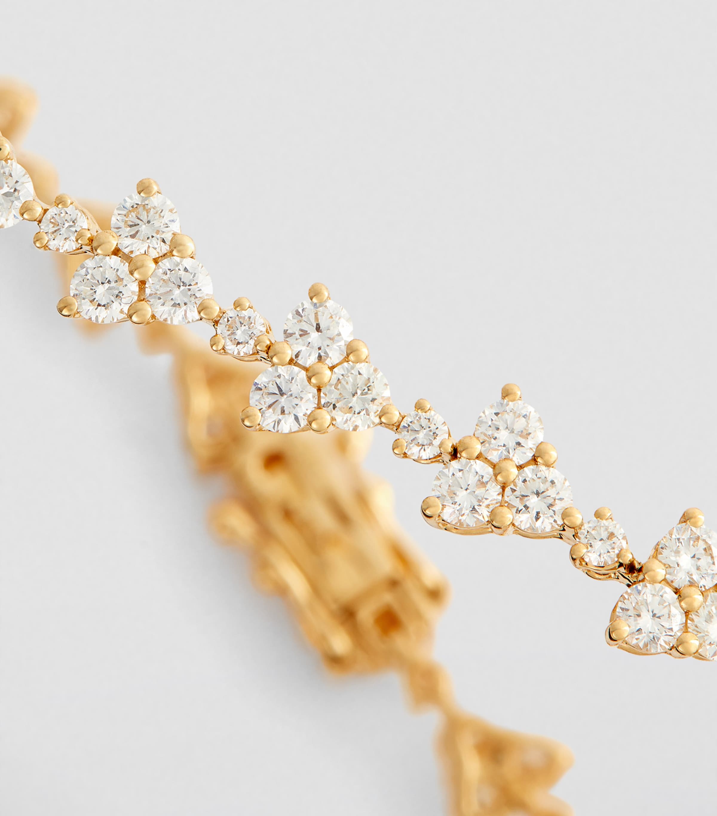 Anita Ko Yellow Gold and Diamond Triangle Bracelet Yellow Gold Image 3