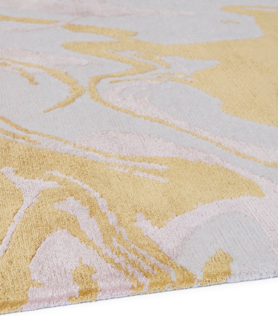 Echo Gold Rug (2.74m x 1.83m) PINK Image 2