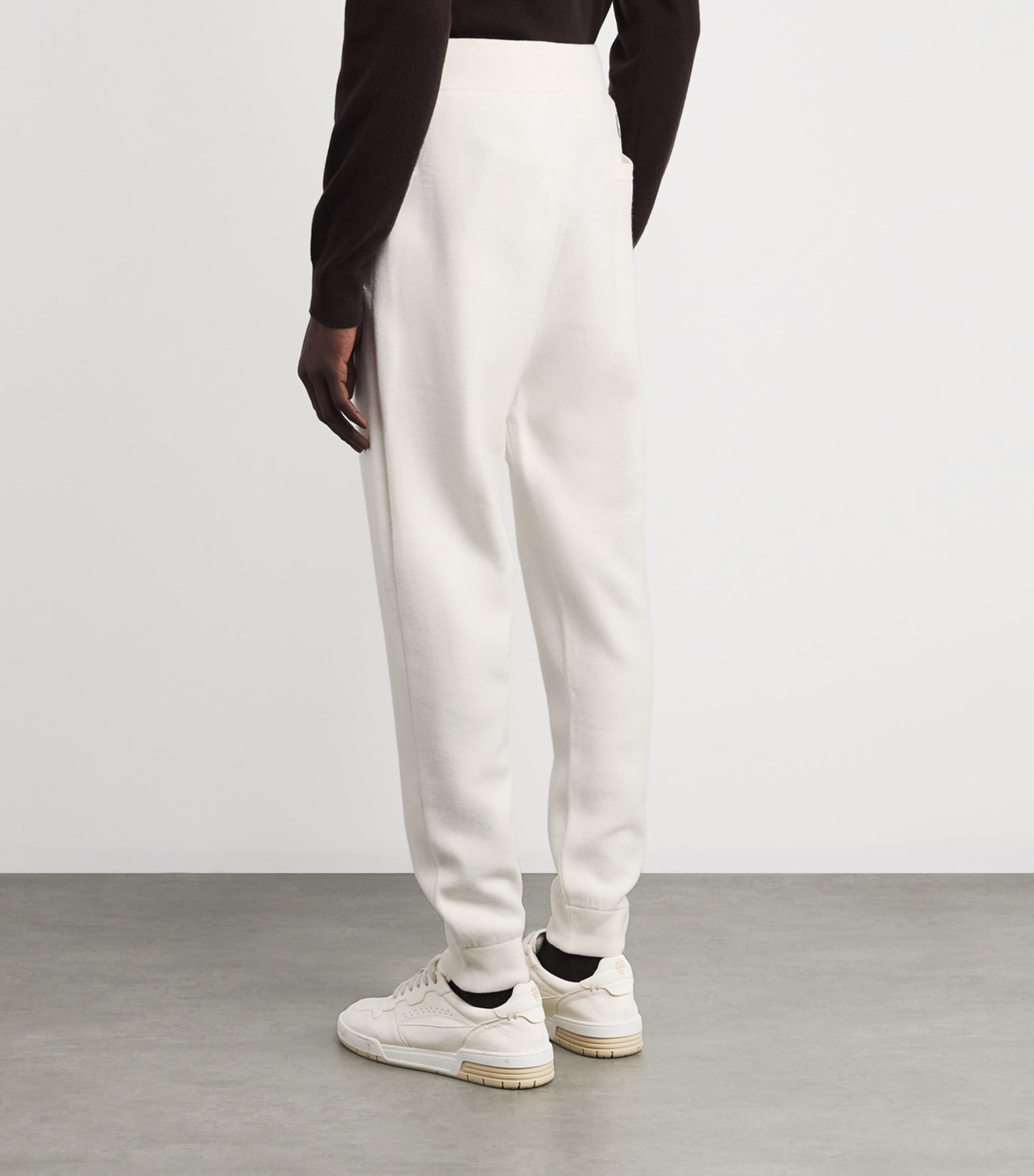 Merino Wool-Blend Gaston Sweatpants 91400 NEIGE Image 4