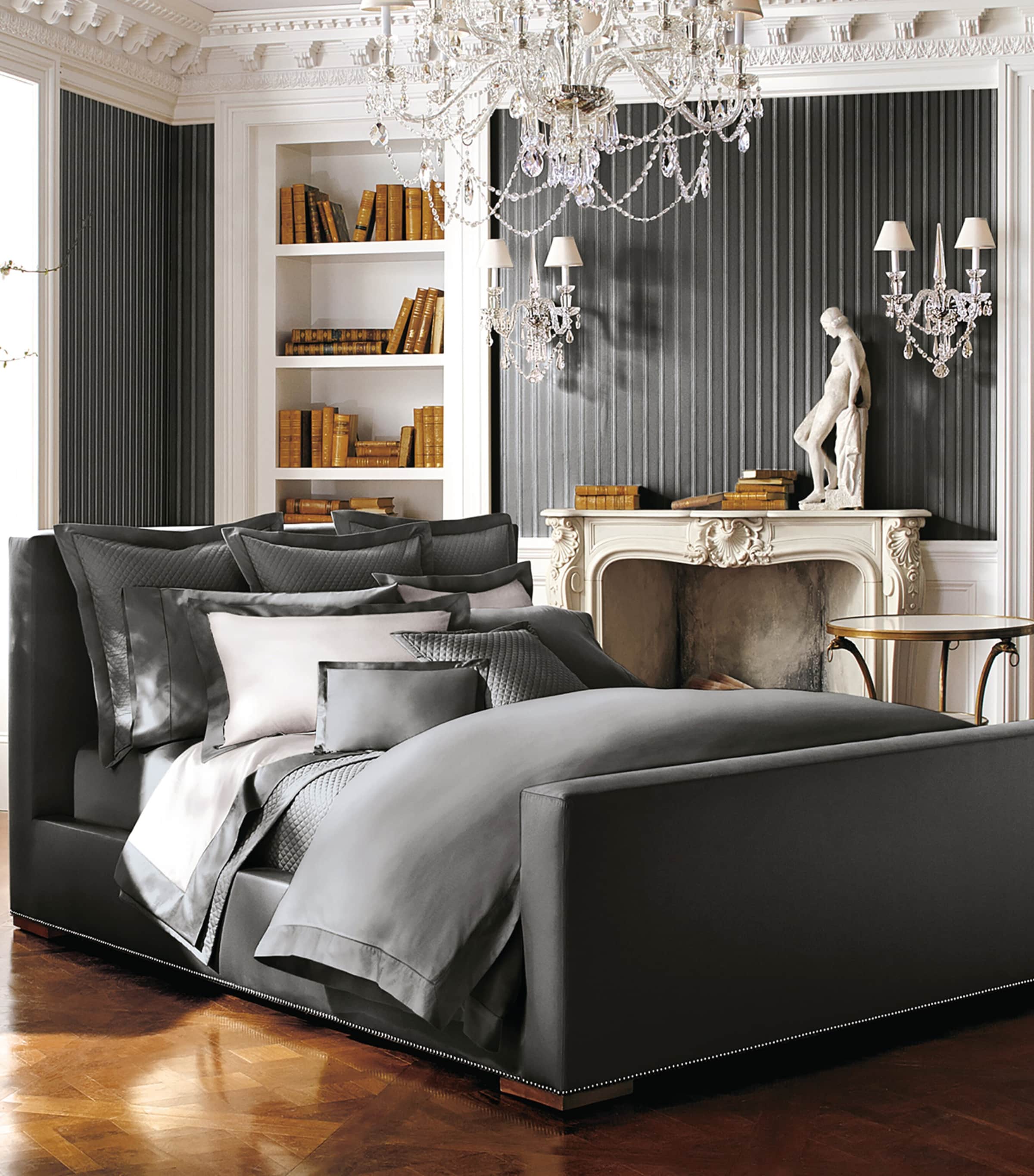 Polo Ralph Lauren Langdon Double Duvet Cover In Grey