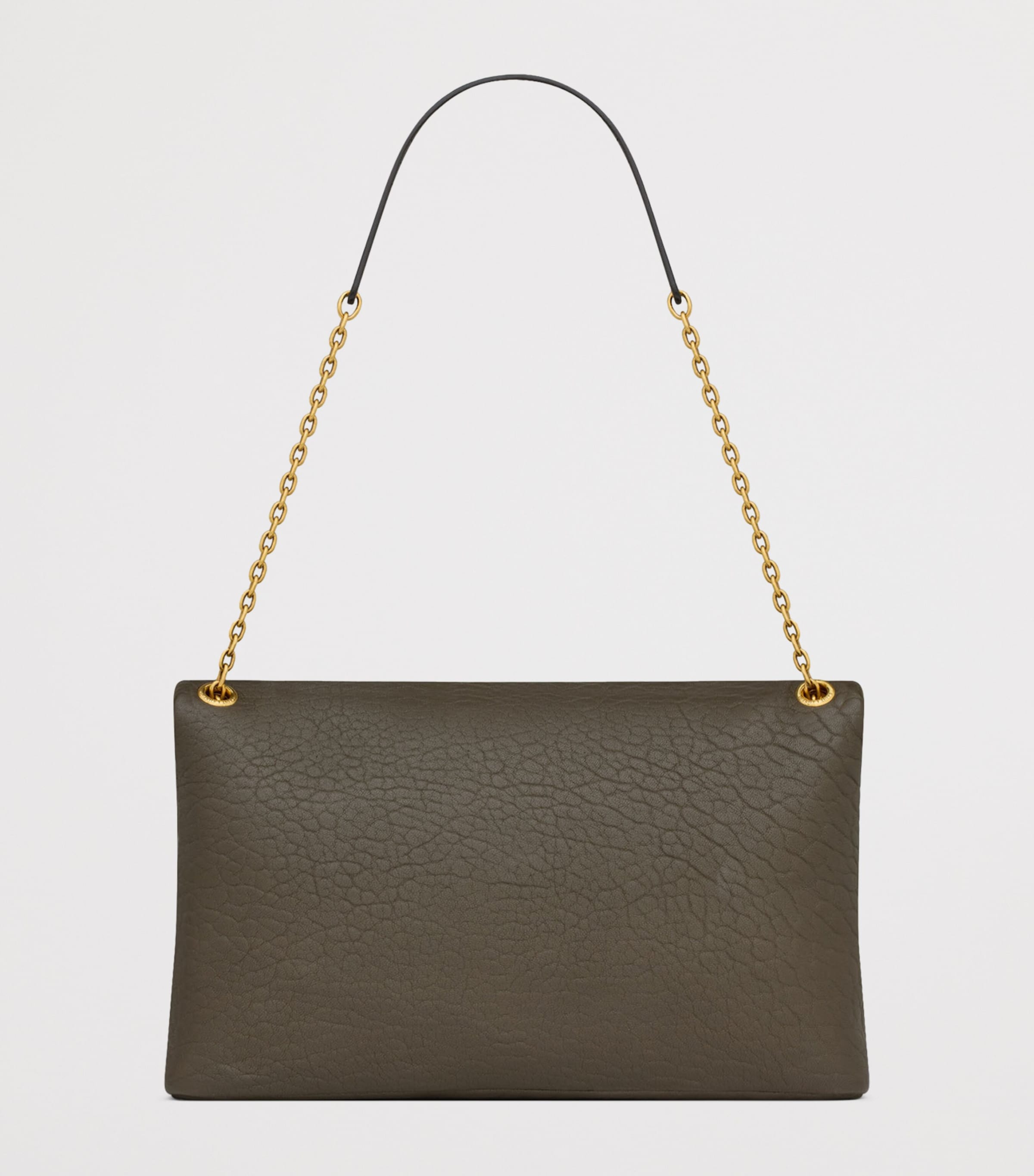 Saint Laurent Large Leather Cassandre Envelope Pouch Image 6