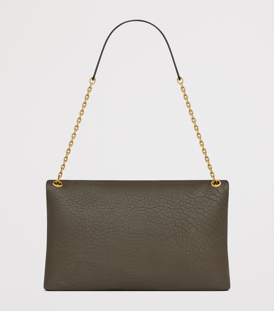 Saint Laurent Large Leather Cassandre Envelope Pouch Image 6