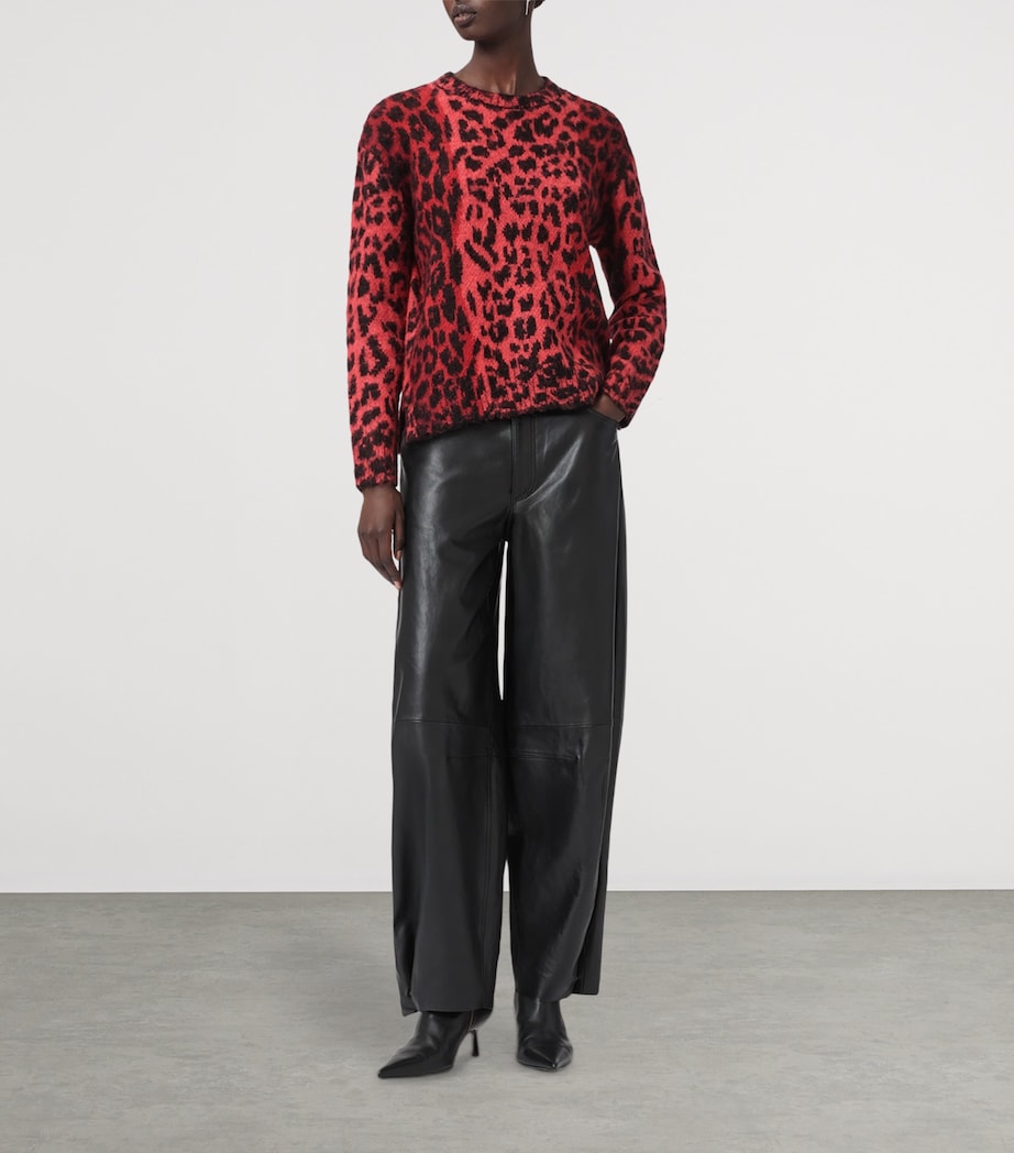 Lex Knit Sweater CRIMSON RED Image 2