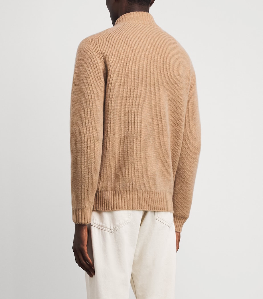 Fioroni Cashmere Mens Cashmere Ribbed Sweater Image 5
