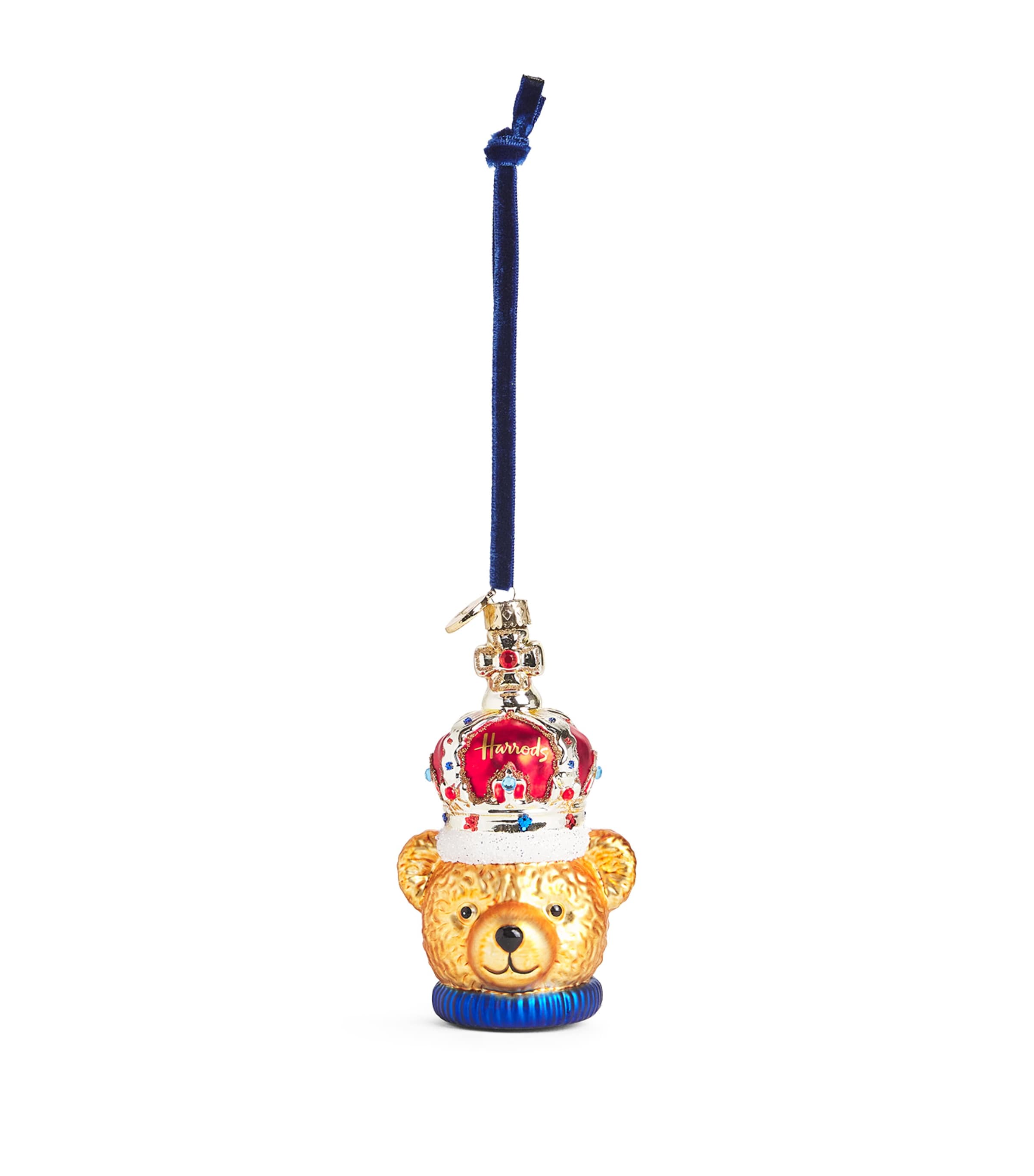 Harrods Crowned Bear Tree Decoration