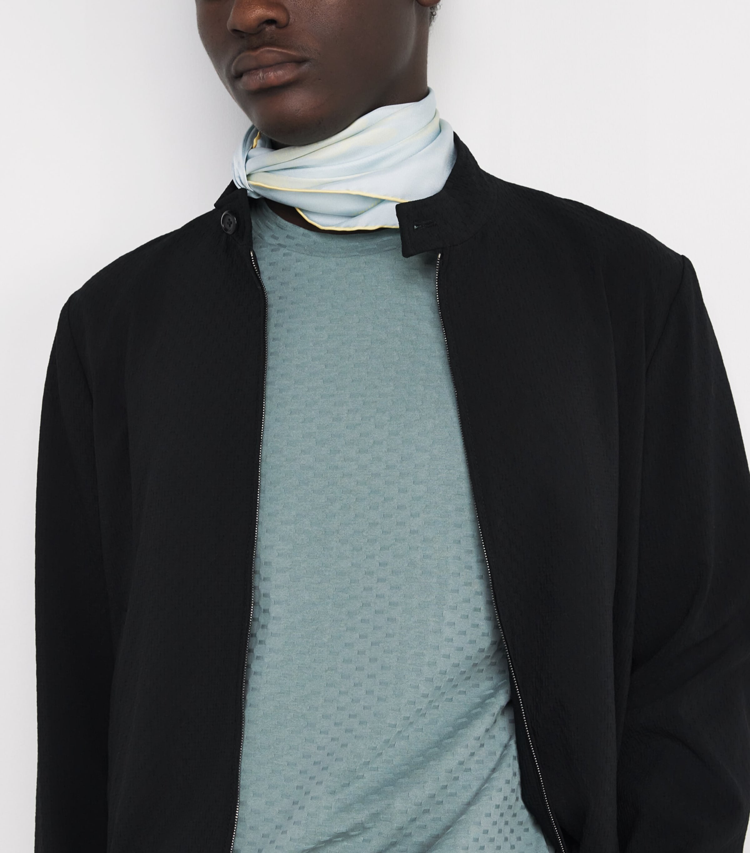 Cotton-Jersey Jacquard T-Shirt F9095 Image 6