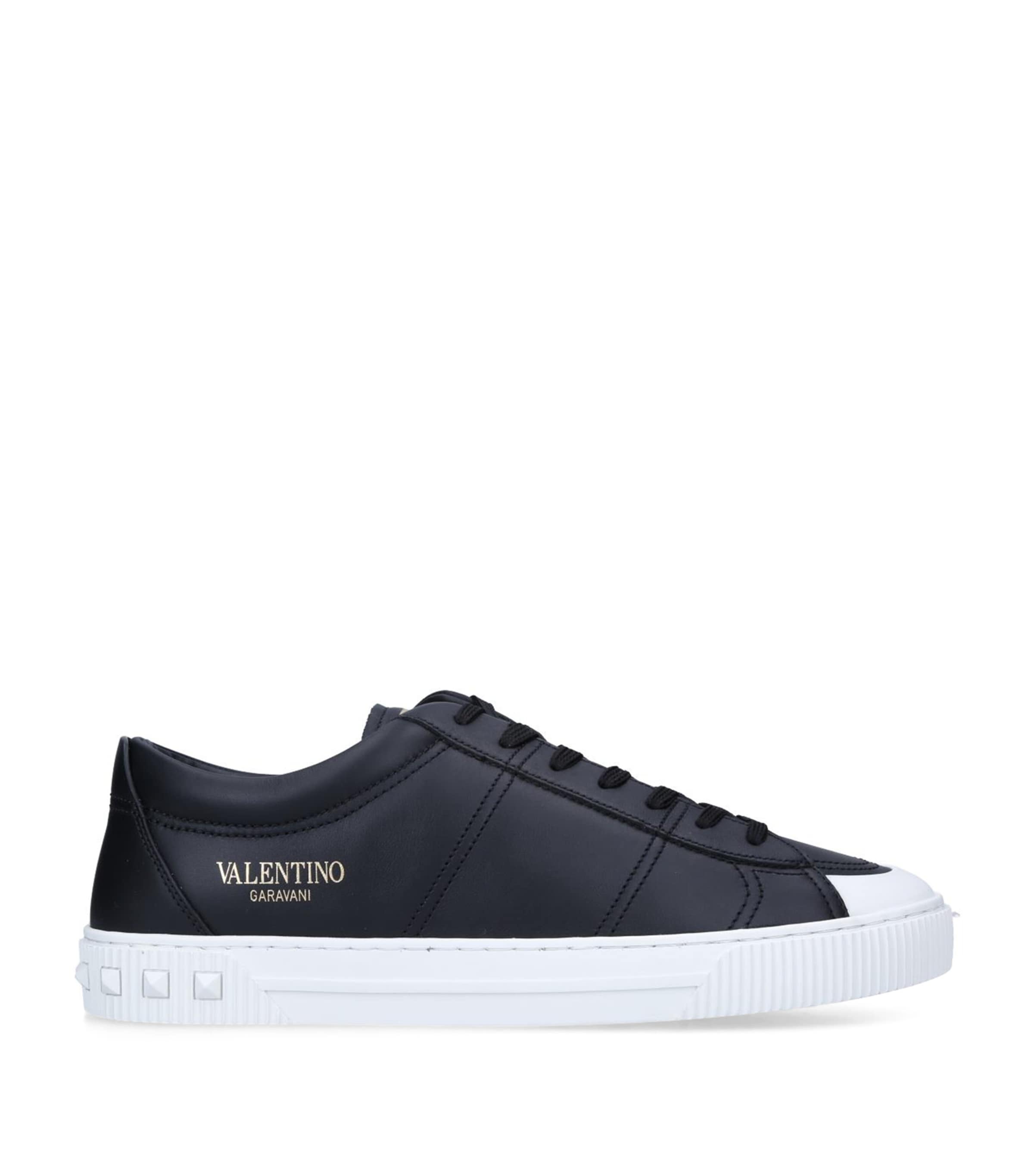 Valentino Garavani Valentino City Planet Sneakers In Black