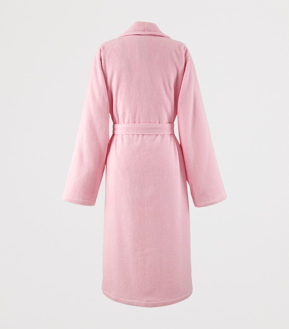Cotton Denim Bear Bathrobe CARMEL PINK Image 2