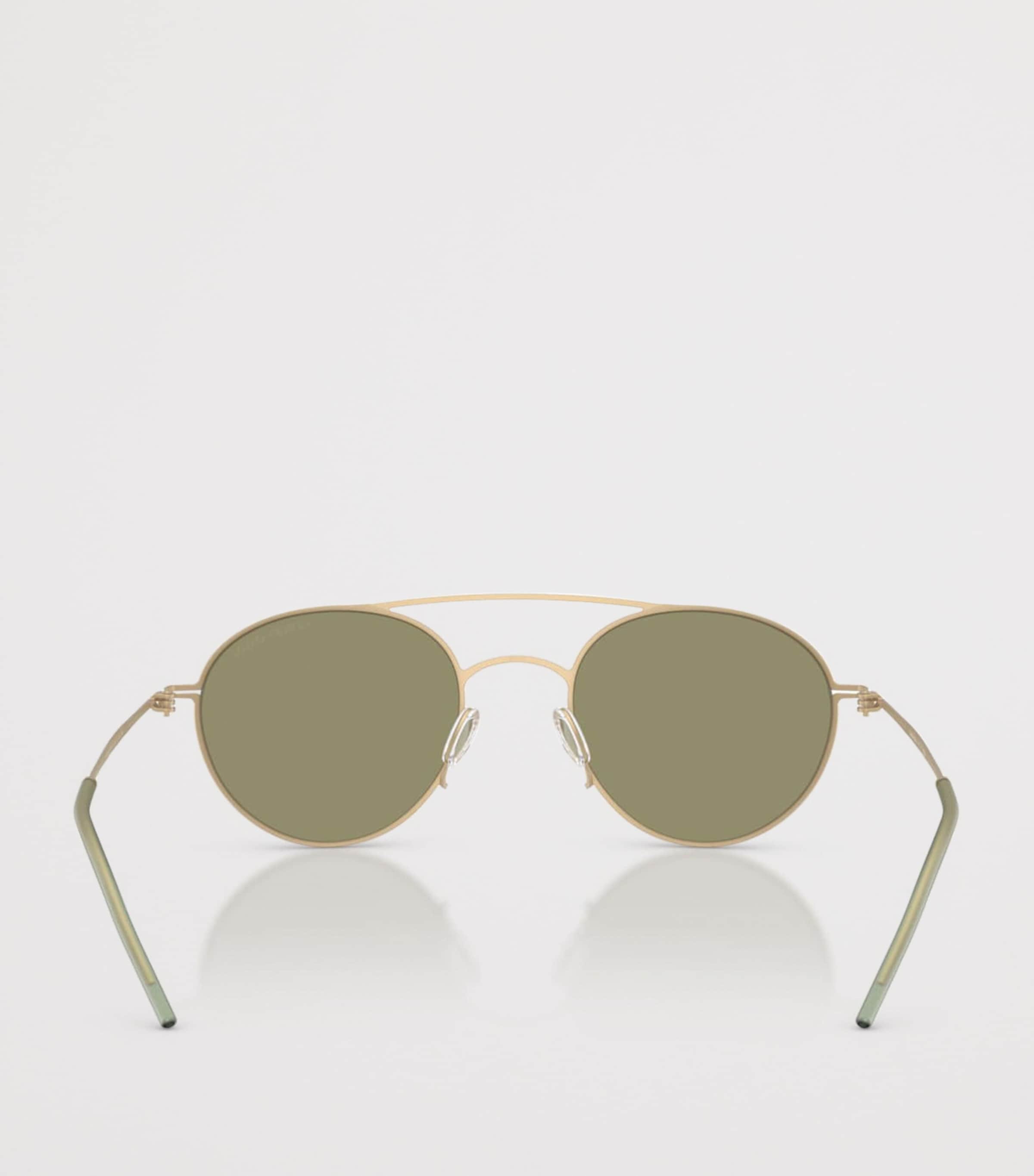 Giorgio Armani Metal Round Sunglasses Image 4