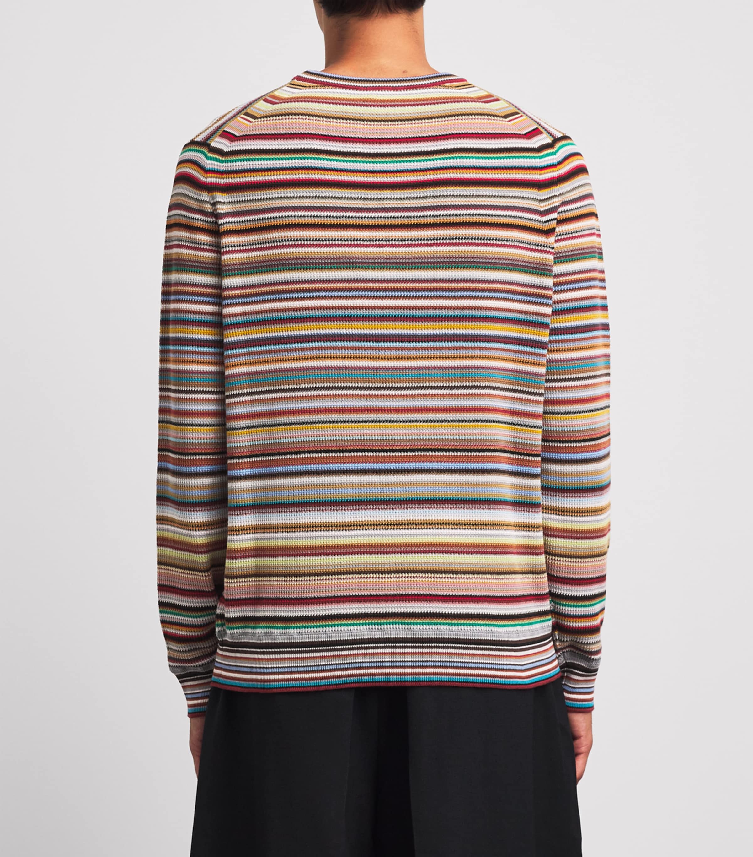 Paul Smith Mens Cotton Signature Stripe Sweater Coloured Image 5