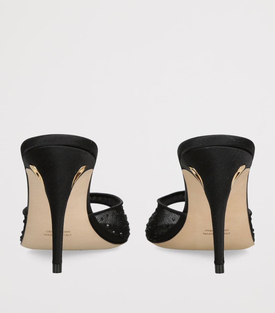 Embellished Guido Mules 85 BLACK Image 2