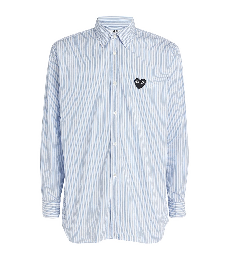 Striped Heart Shirt BLUE Image 1