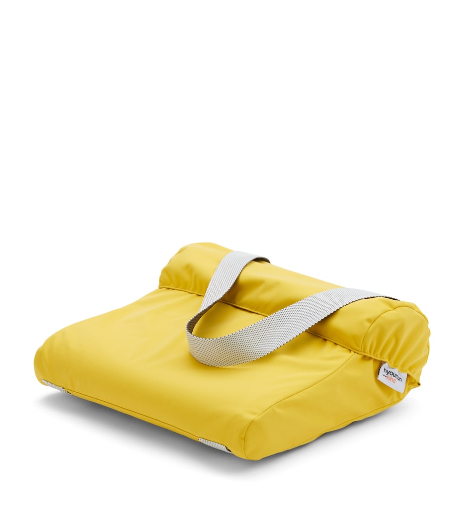 Go Pillow with Silk Pillowcase (34cm x 32cm) LIMONCELLO YELLOW Image 4