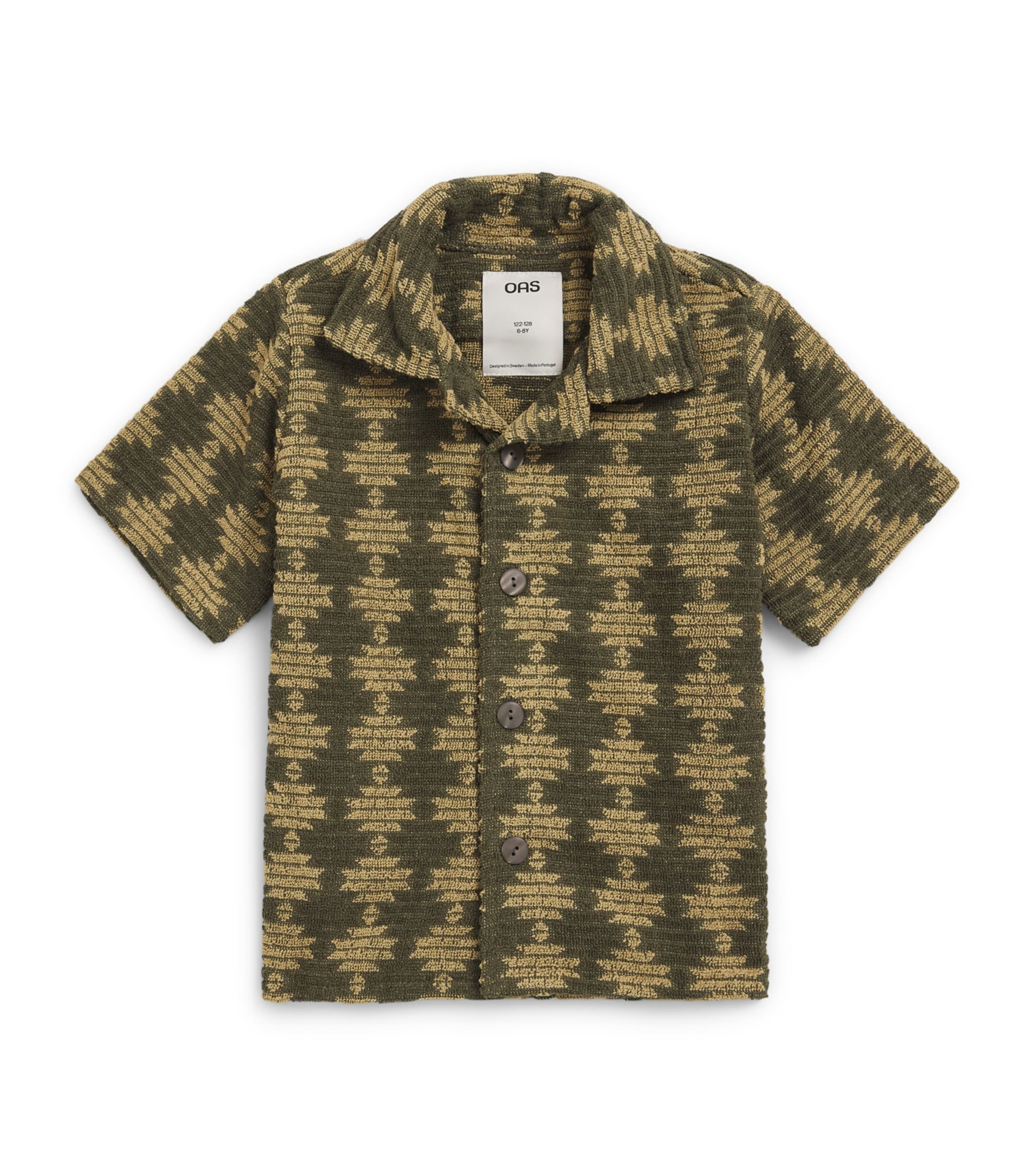 OAS Mens Terry Forti Nicaro Shirt Dk Green Image 1
