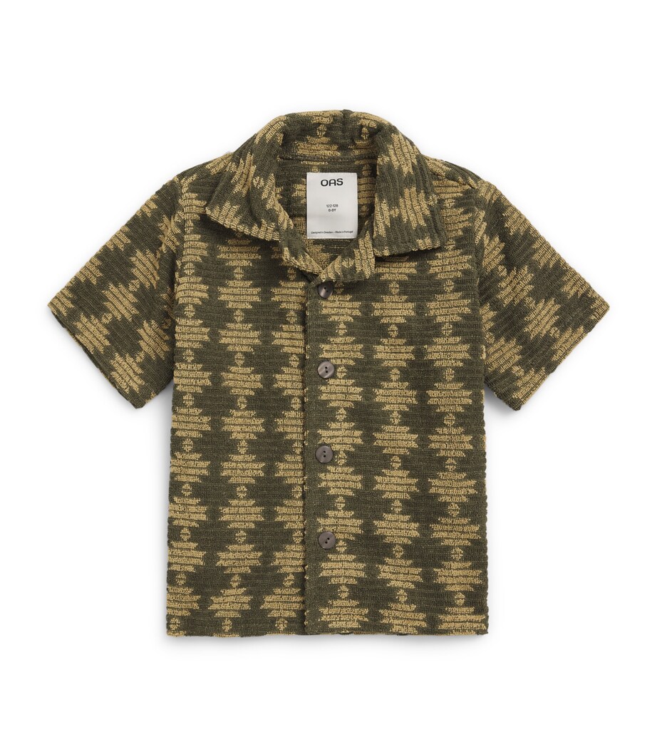 OAS Mens Terry Forti Nicaro Shirt Dk Green Image 1