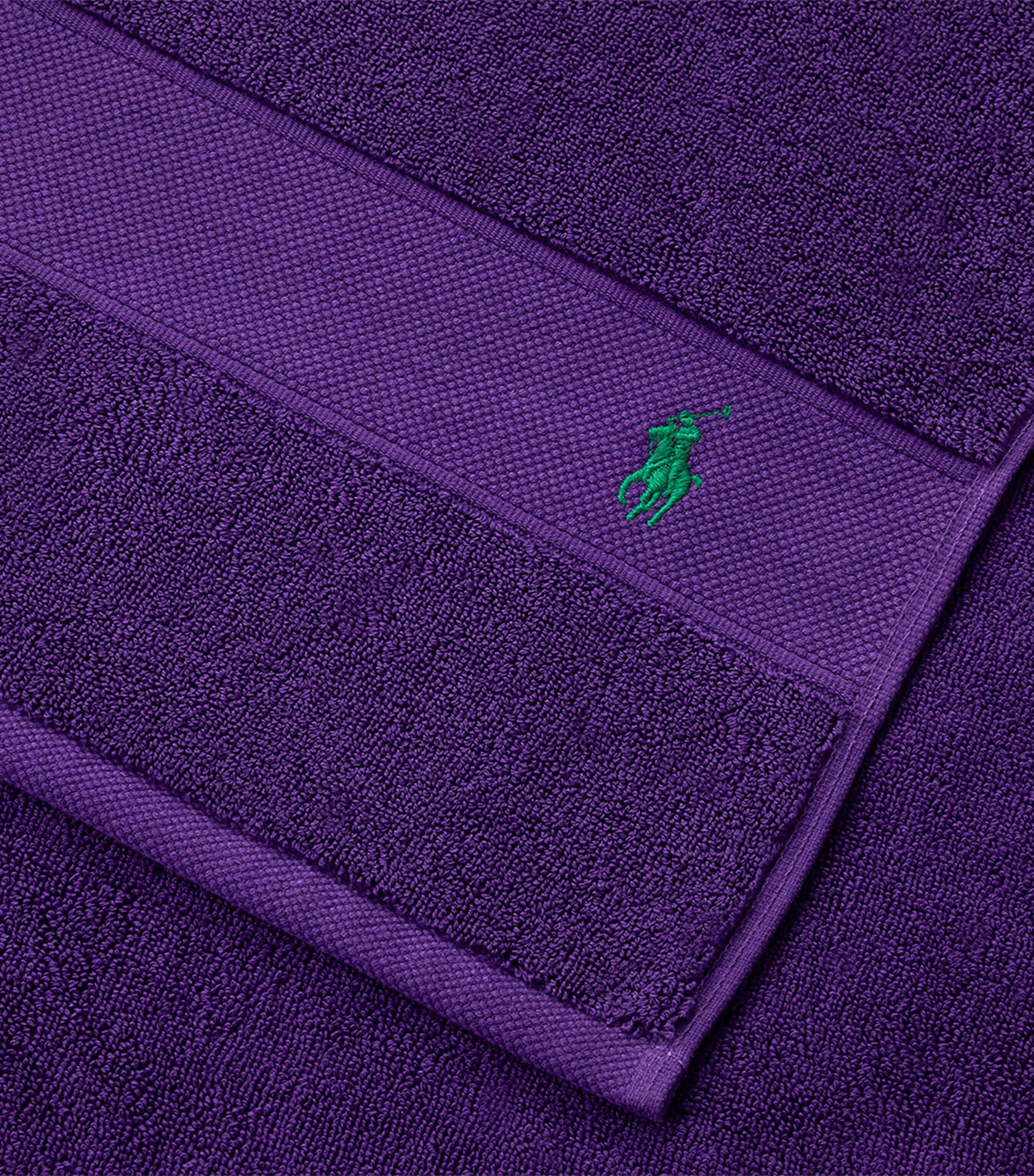 Polo Player Guest Towel (40cm x 75cm) CHALET PURPLE Image 6