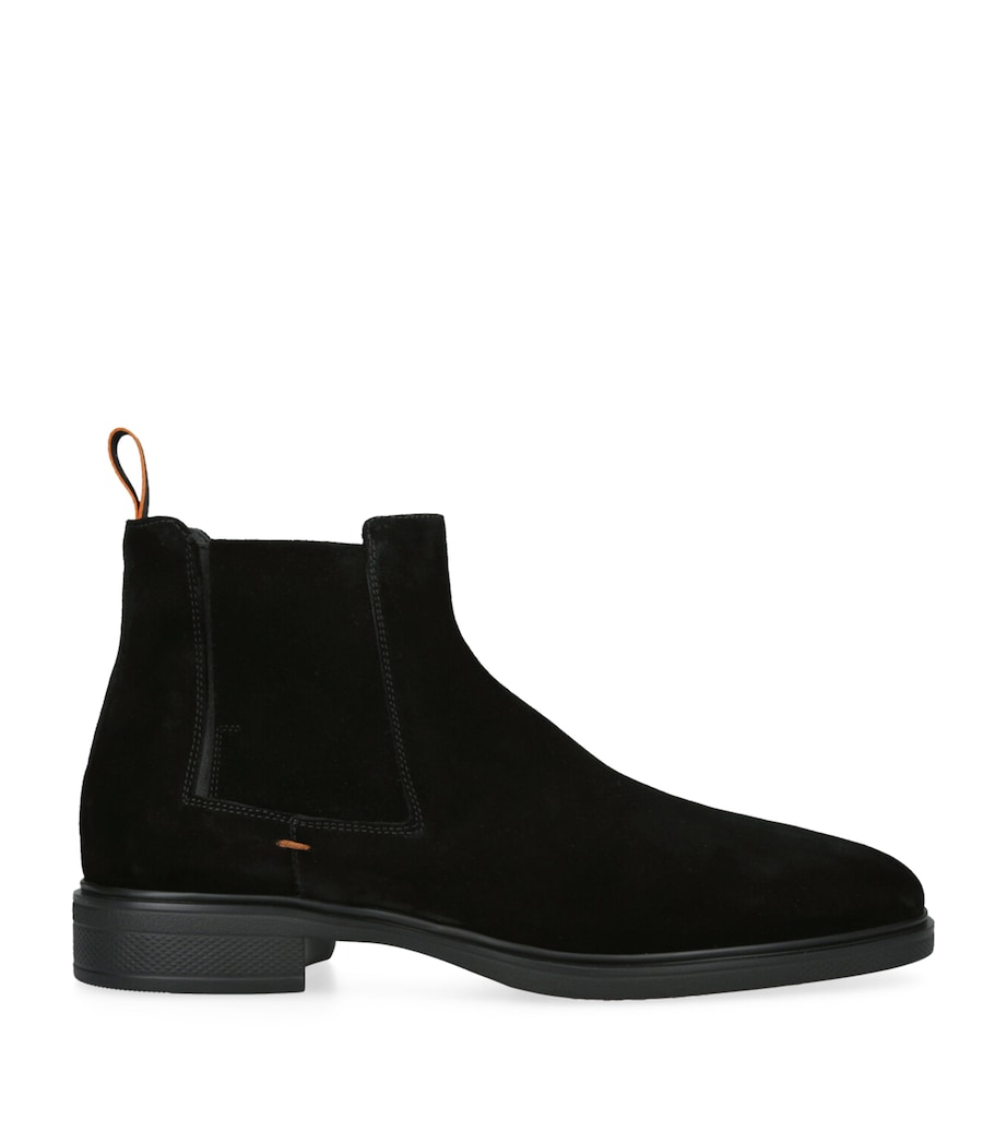 Suede Chelsea Boots BLACK Image 1