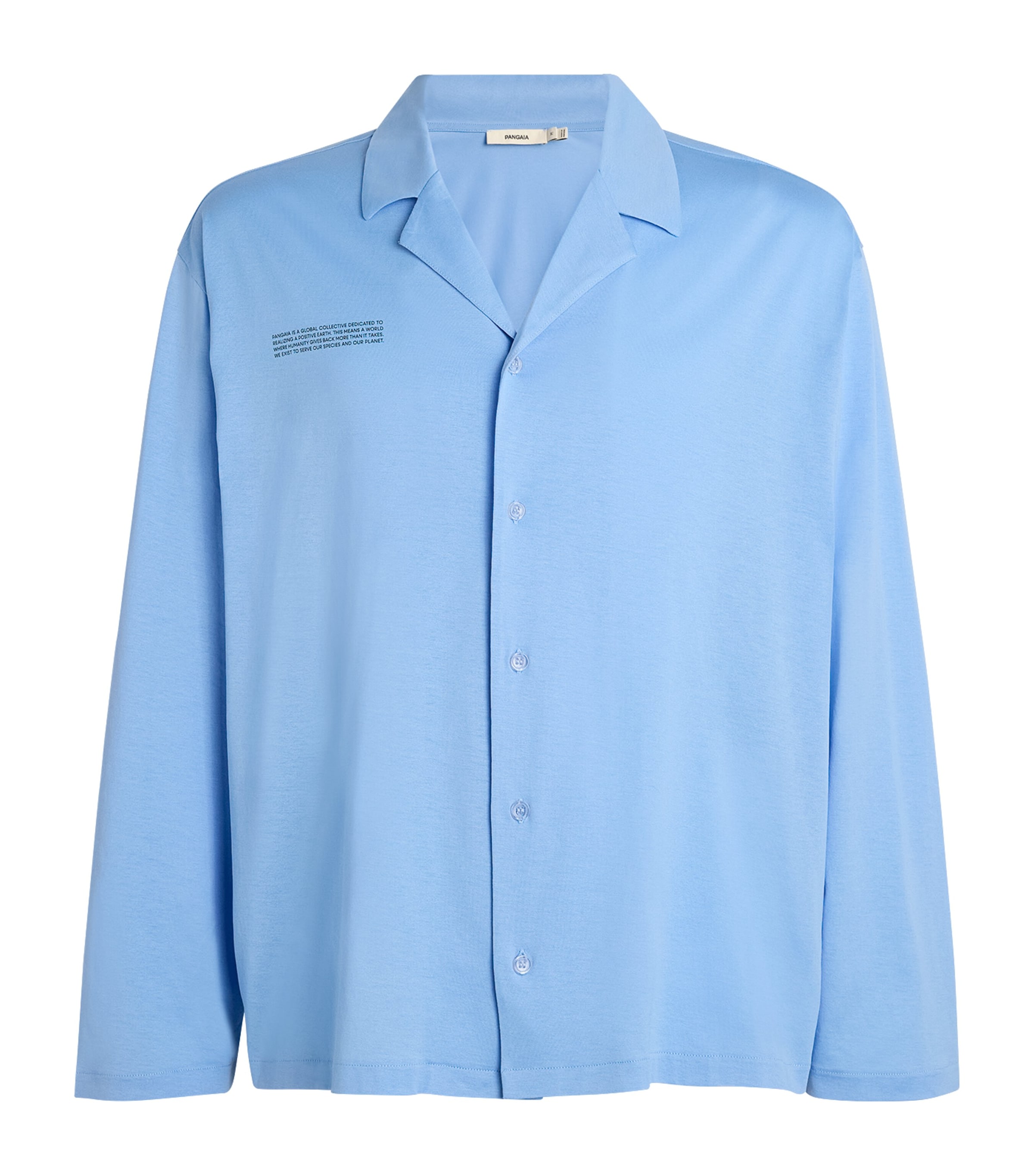Pangaia Organic Cotton 365 Pyjama Shirt In Blue