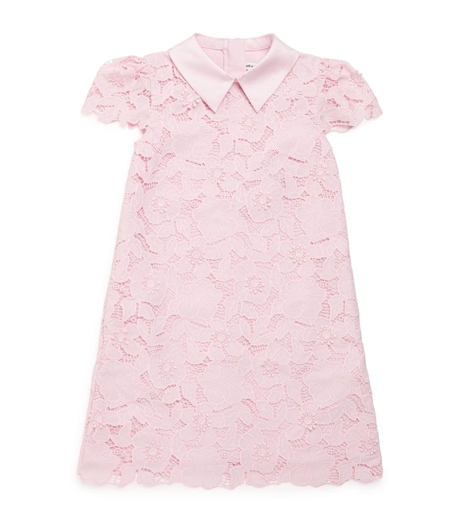 Floral Lace Dress (3-12 Years) PINK Image 1